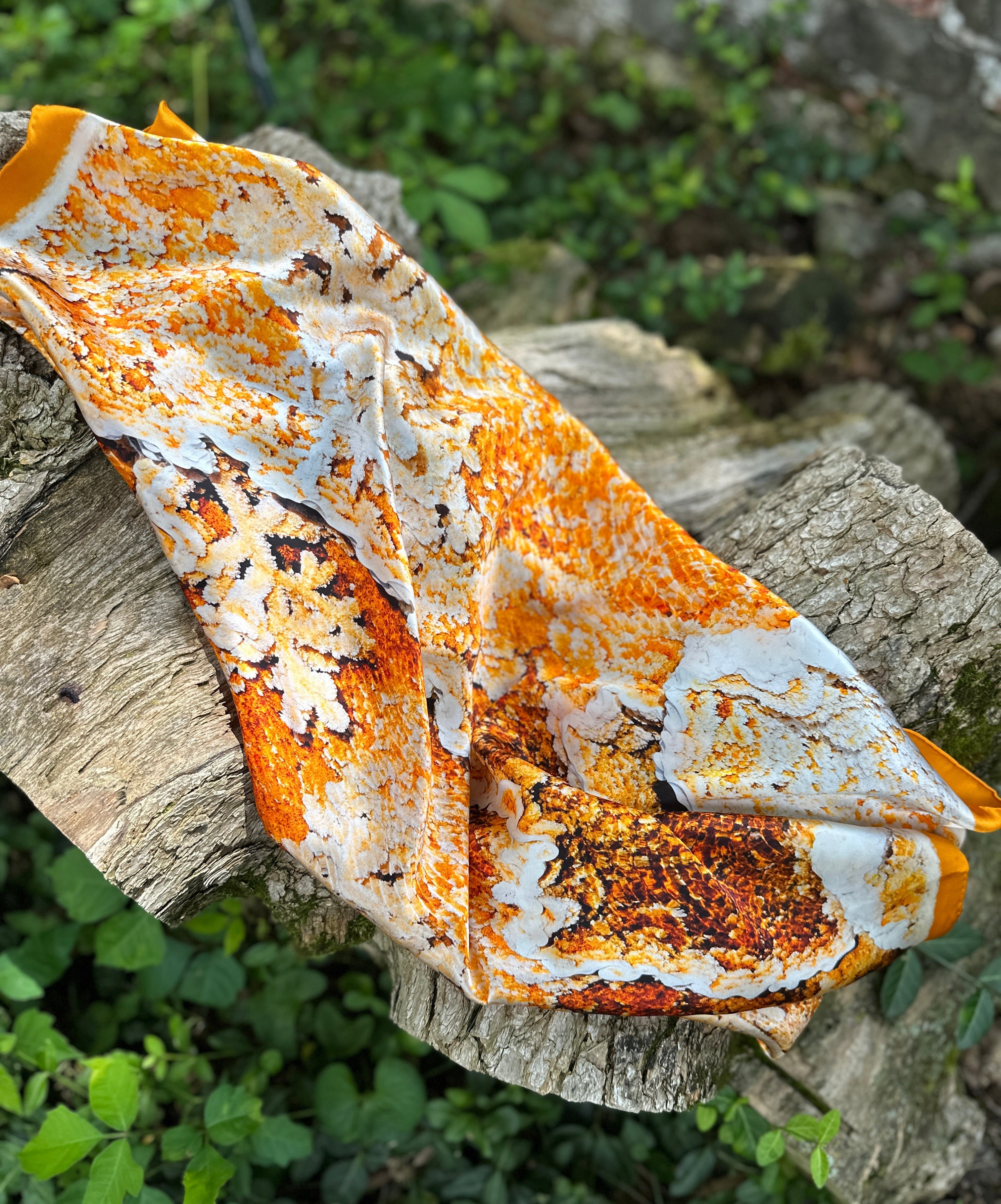Mammoth Hot Springs — Geothermal Silk Scarf