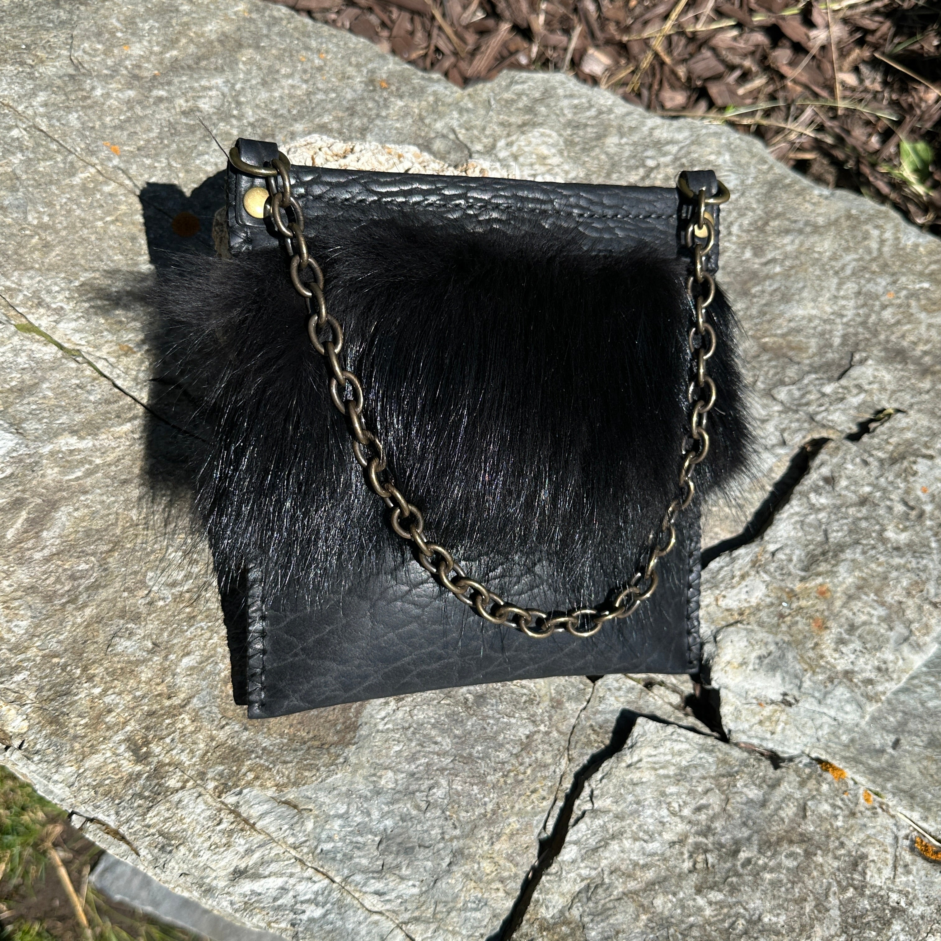 The ANA Evening Bag - Raven