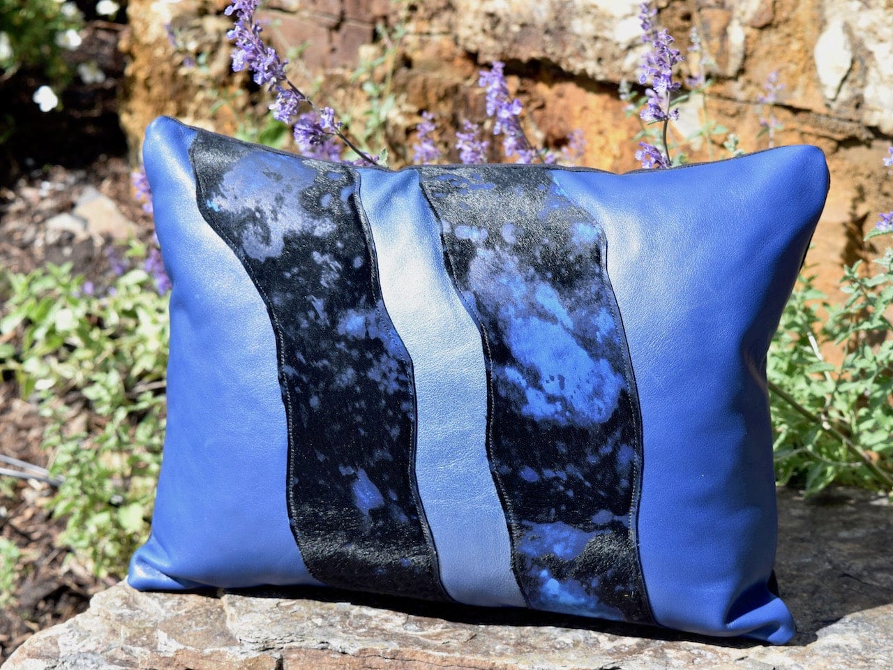 Blue Wave Pillow Set - Pillow - Bridger Leather