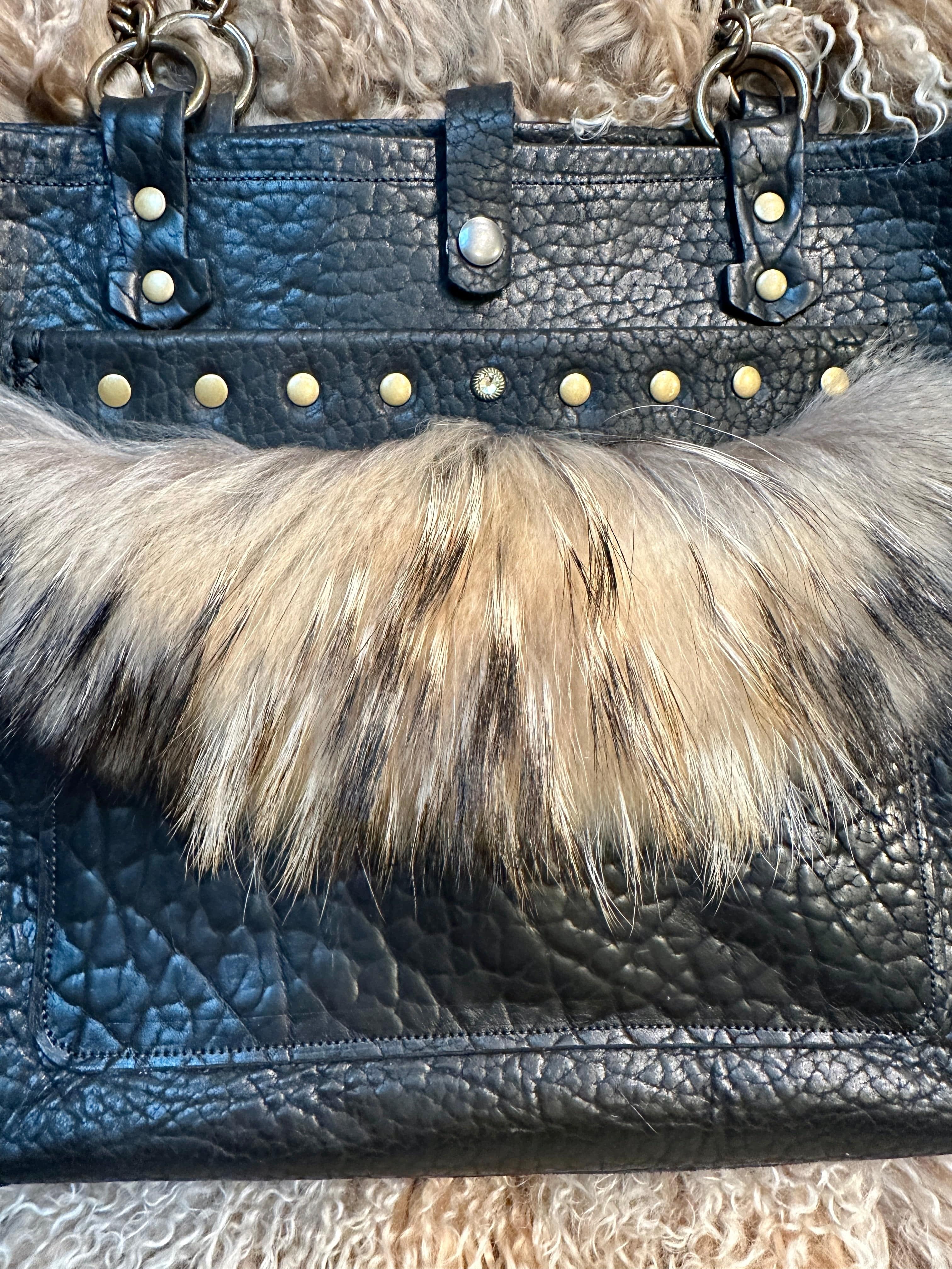 Bridger Leather Tote Finn Raccoon Legacy Totes | Small Batch Bison Leather Tote Bags