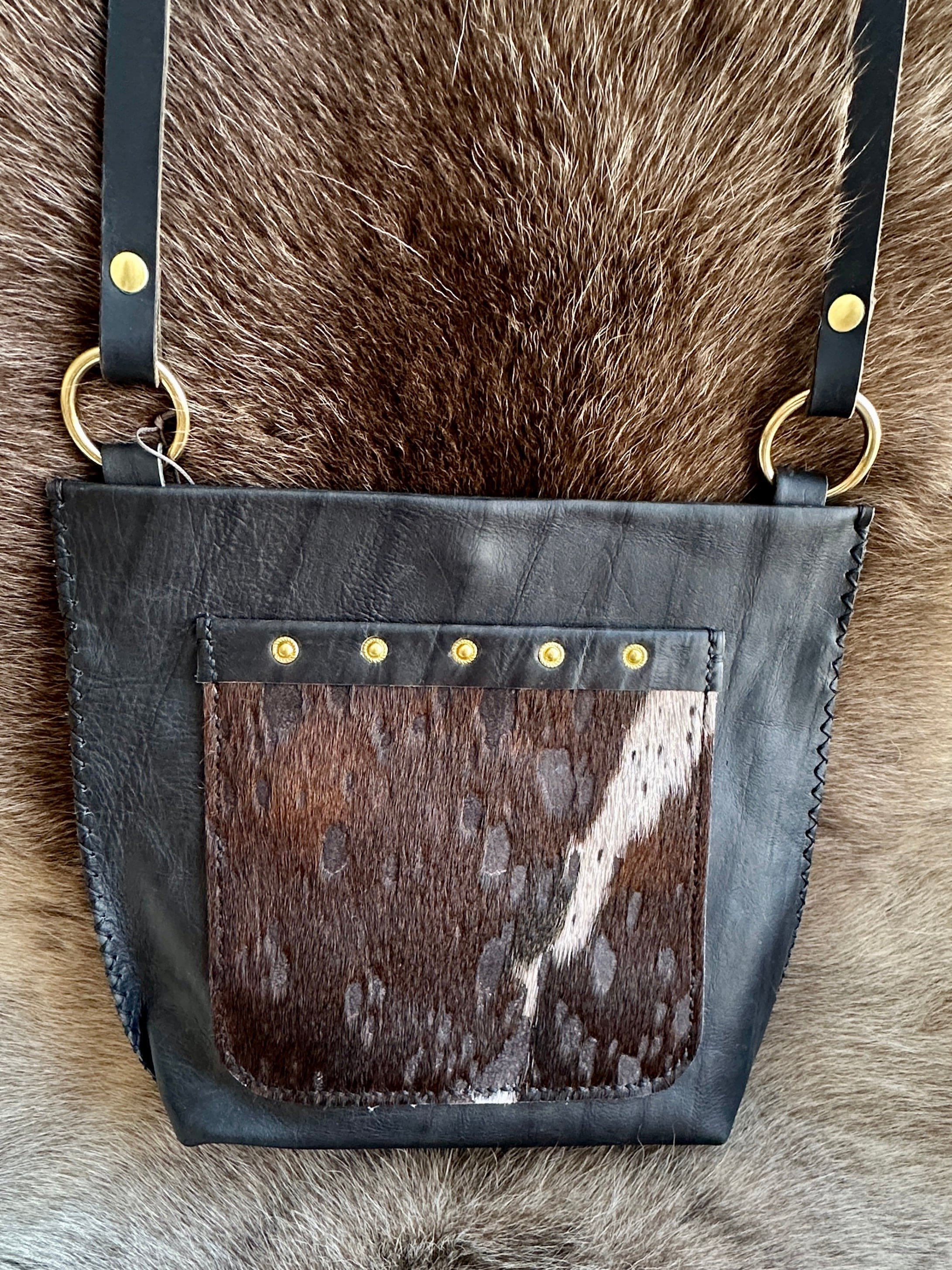 Bridger Leather Crossbody Bag Little Fawn No. 51 Close Out