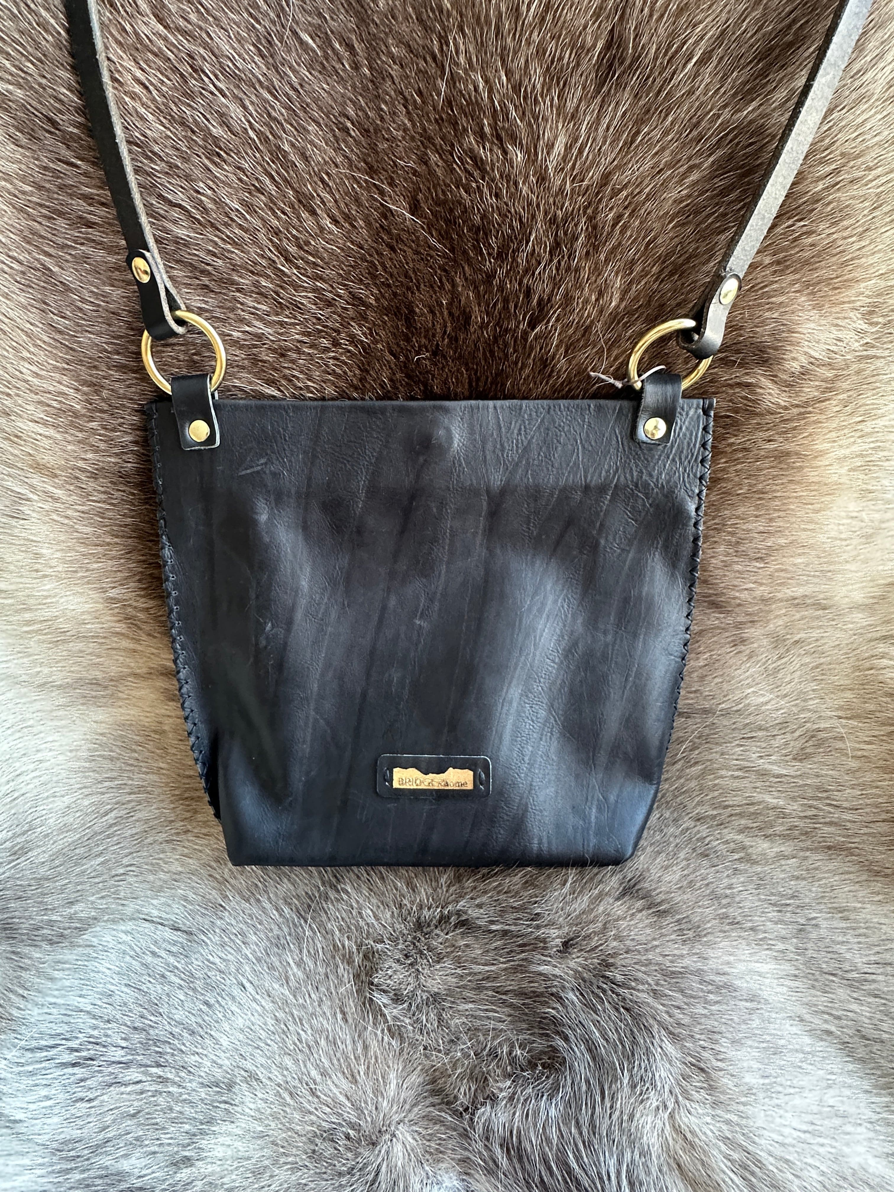 Bridger Leather Crossbody Bag Little Fawn No. 51 Close Out