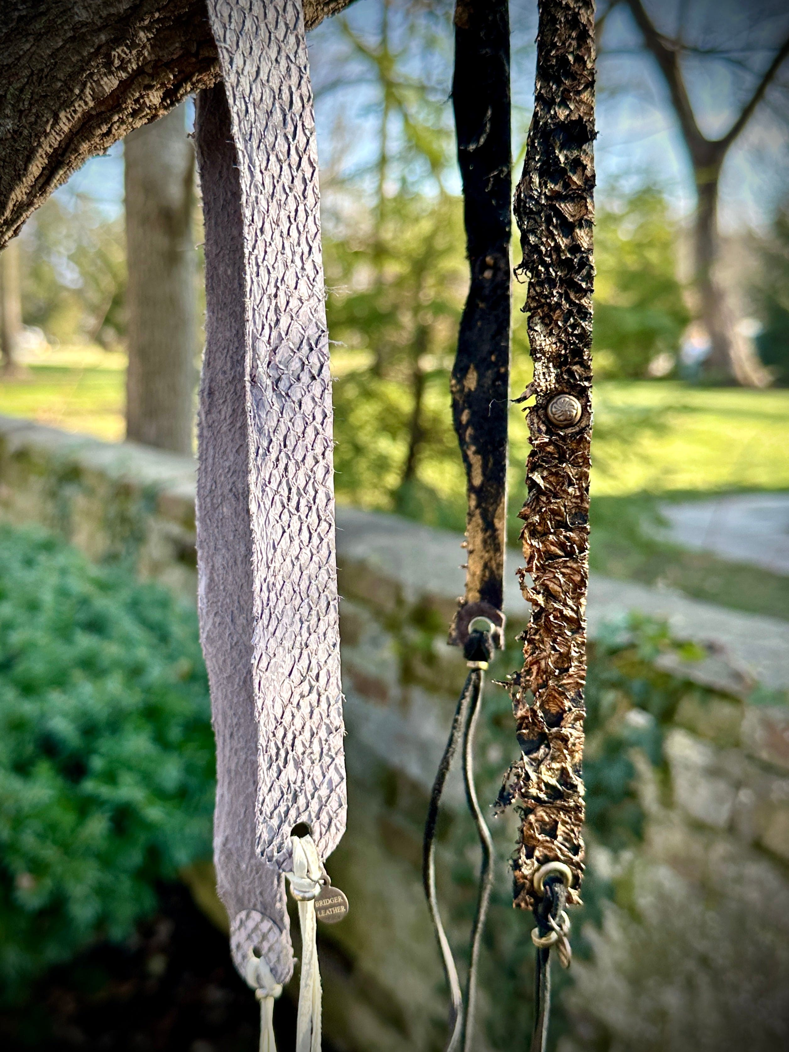 Bridger Leather Hatband Salmon Leather Hatbands