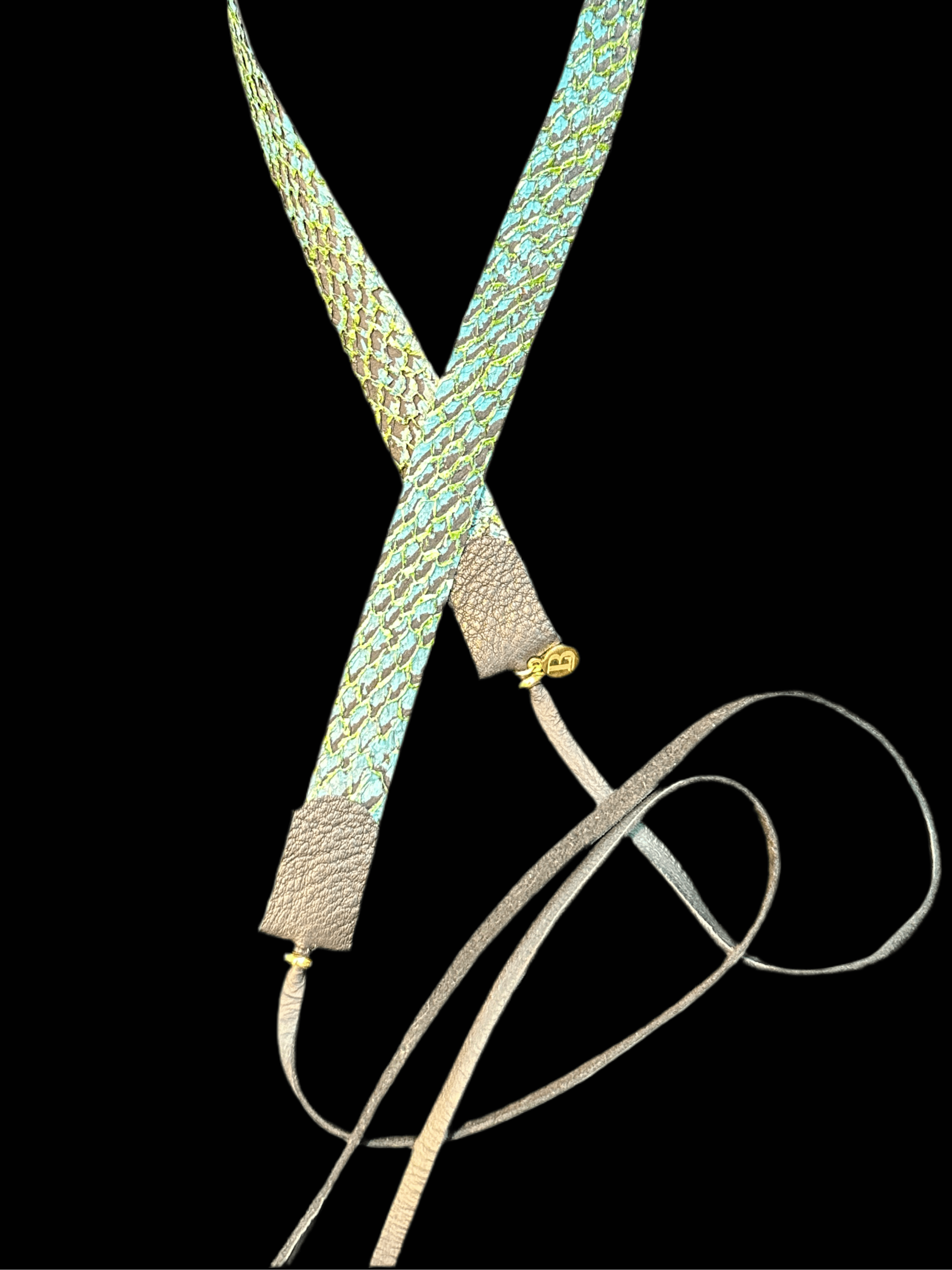 Bridger Leather Hatband Salmon Leather Hatbands