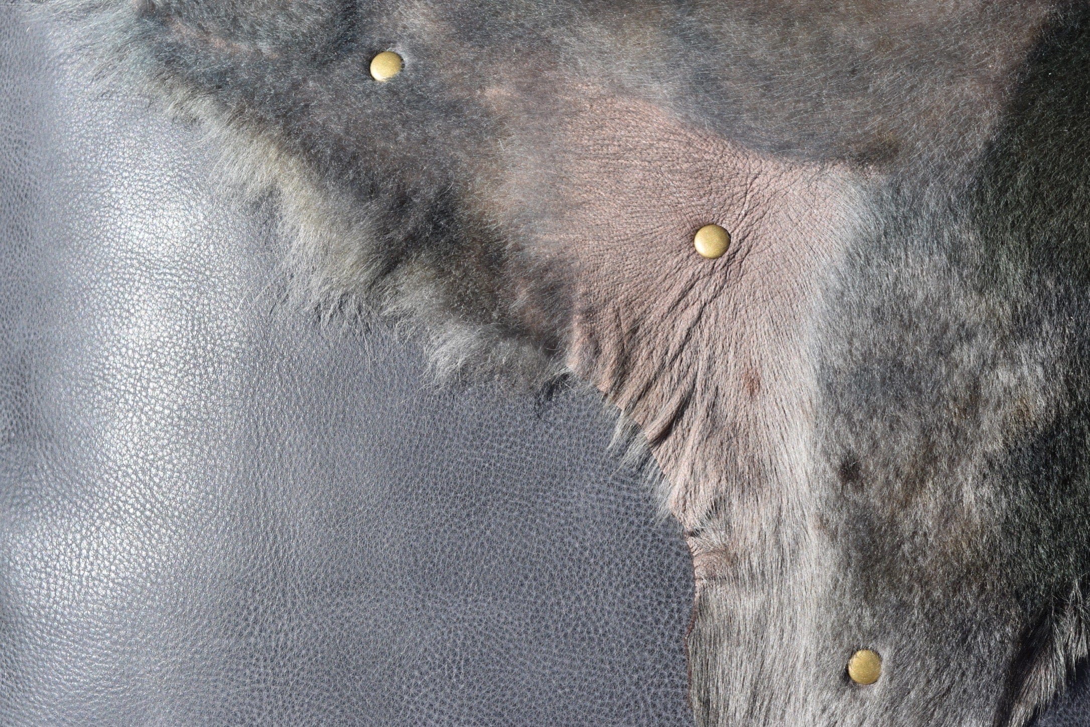 Bridger Leather Sherling and leather Pillow set