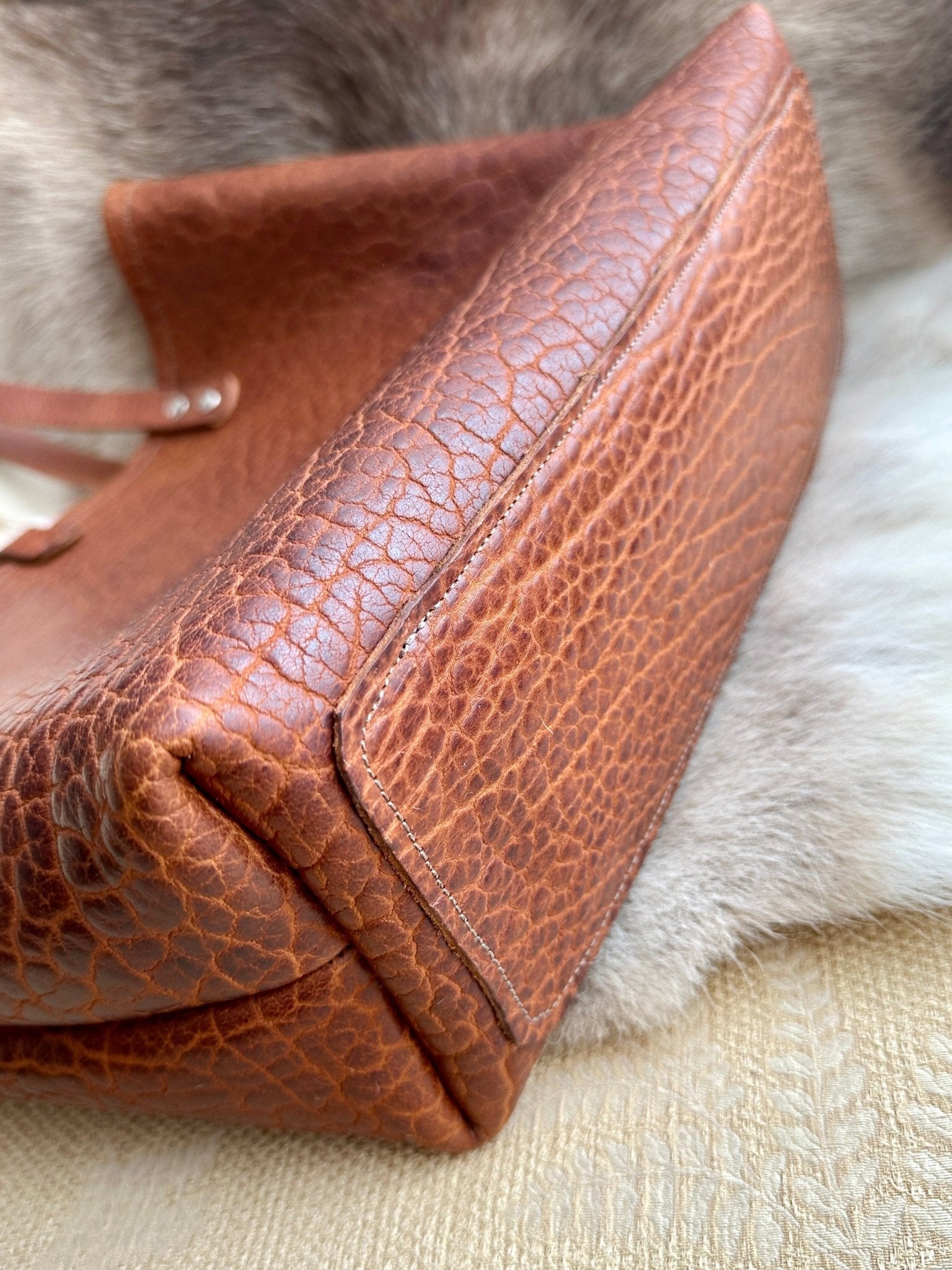 Bridger Tote | With Turquoise Medallion - Tote - Bridger Leather