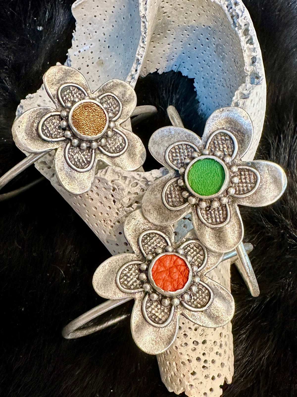Flower Bracelet - Bracelet - Bridger Leather
