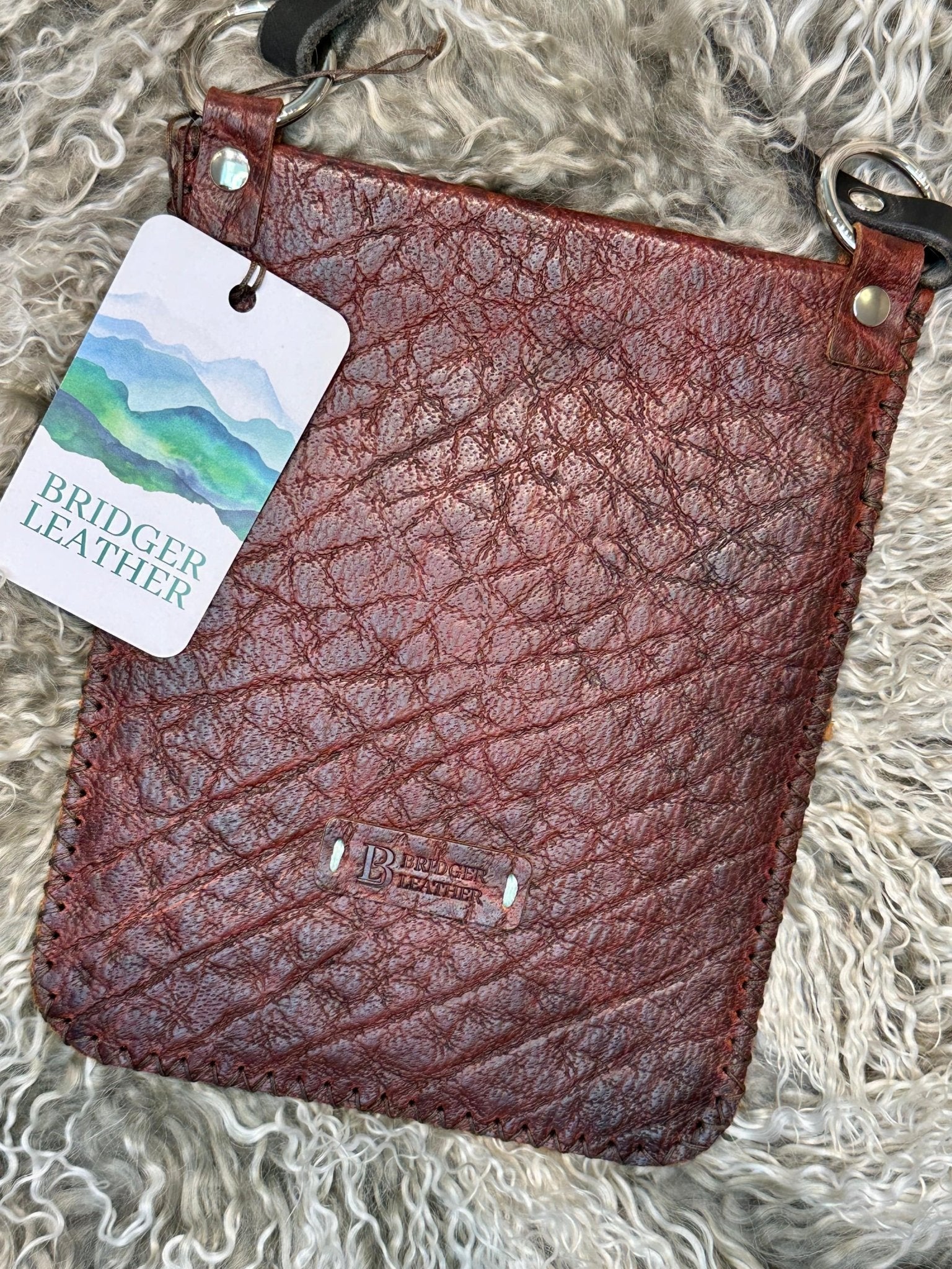Hand Beaded Bison Crossbody - Crossbody Bag - Bridger Leather