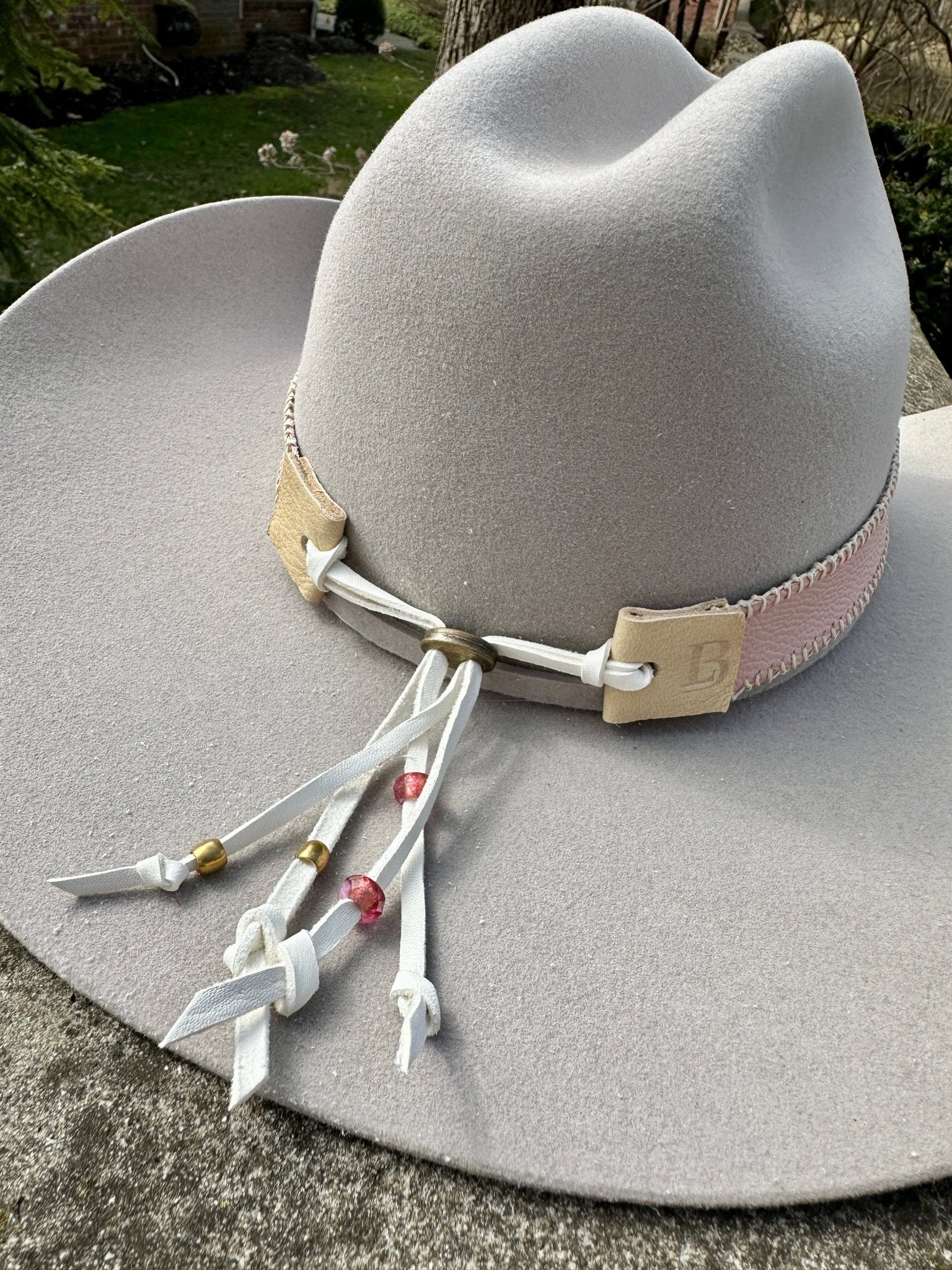 Pretty In Pink Hatband - Hatband - Bridger Leather