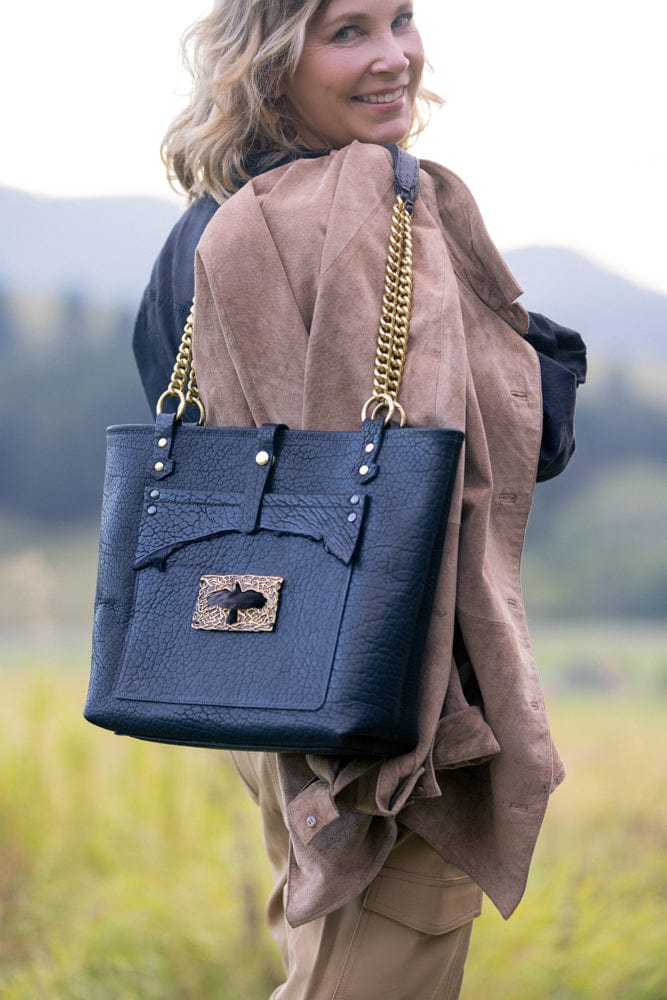 Raven Tote - Tote - Bridger Leather