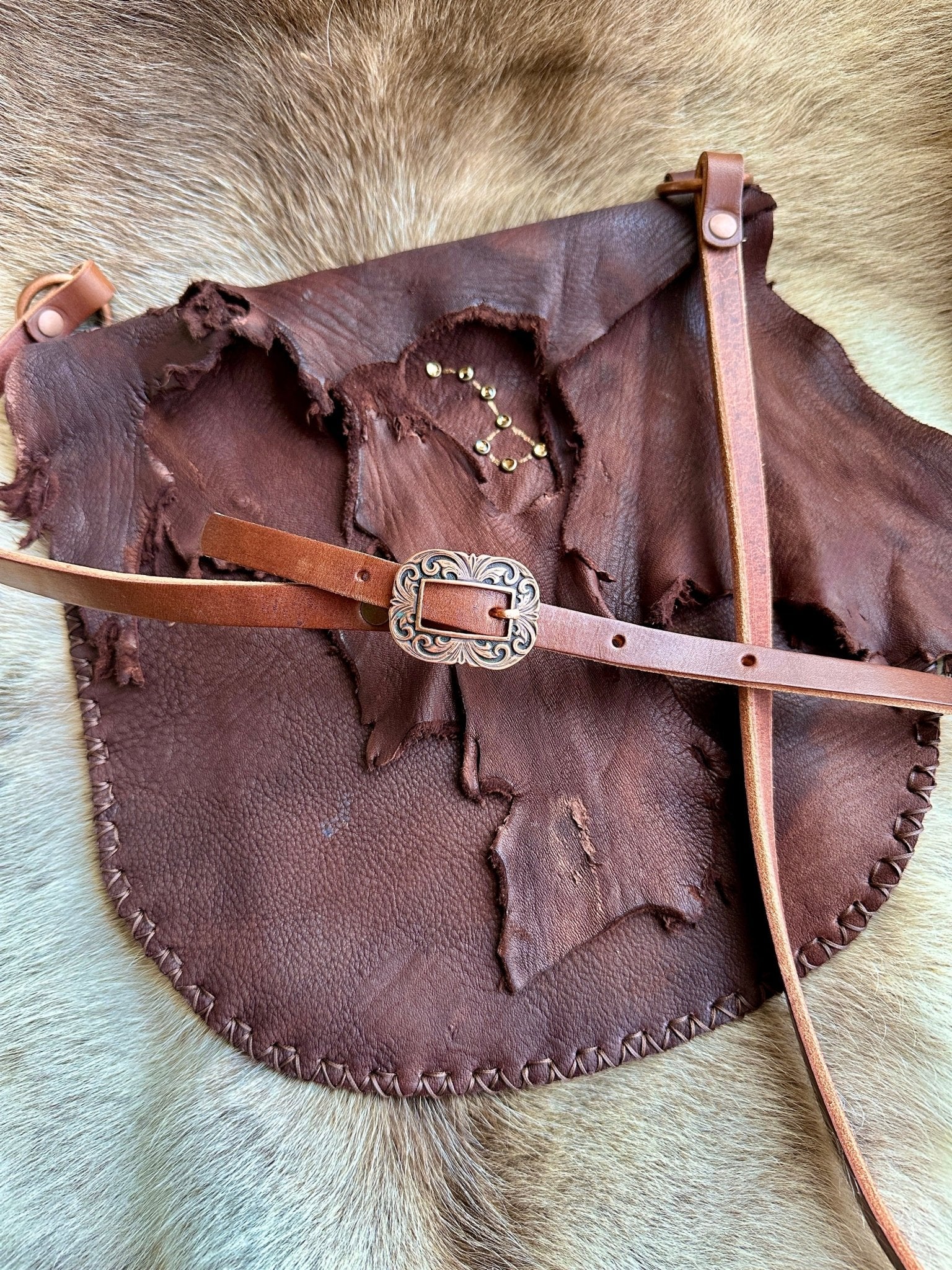 Sacajawea — The Big Dipper | Elk Leather Crossbody Bag - Crossbody Bag - Bridger Leather