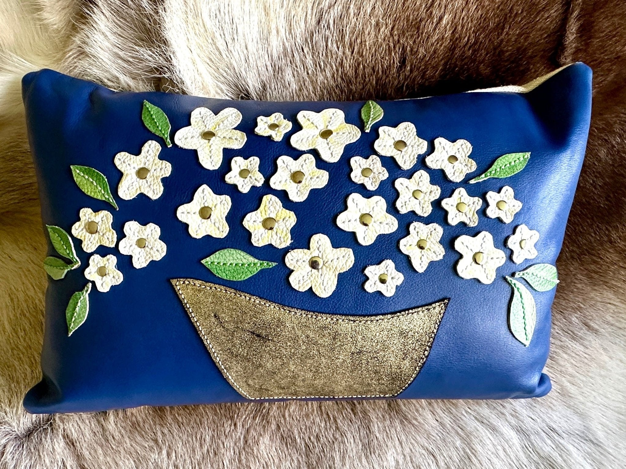 Summer Bouquet Lumbar Pillow - Pillow - Bridger Leather