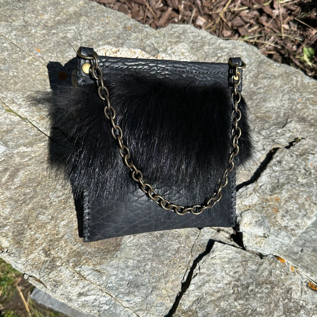 The ANA Evening Bag - Raven - Evening Bag - Bridger Leather