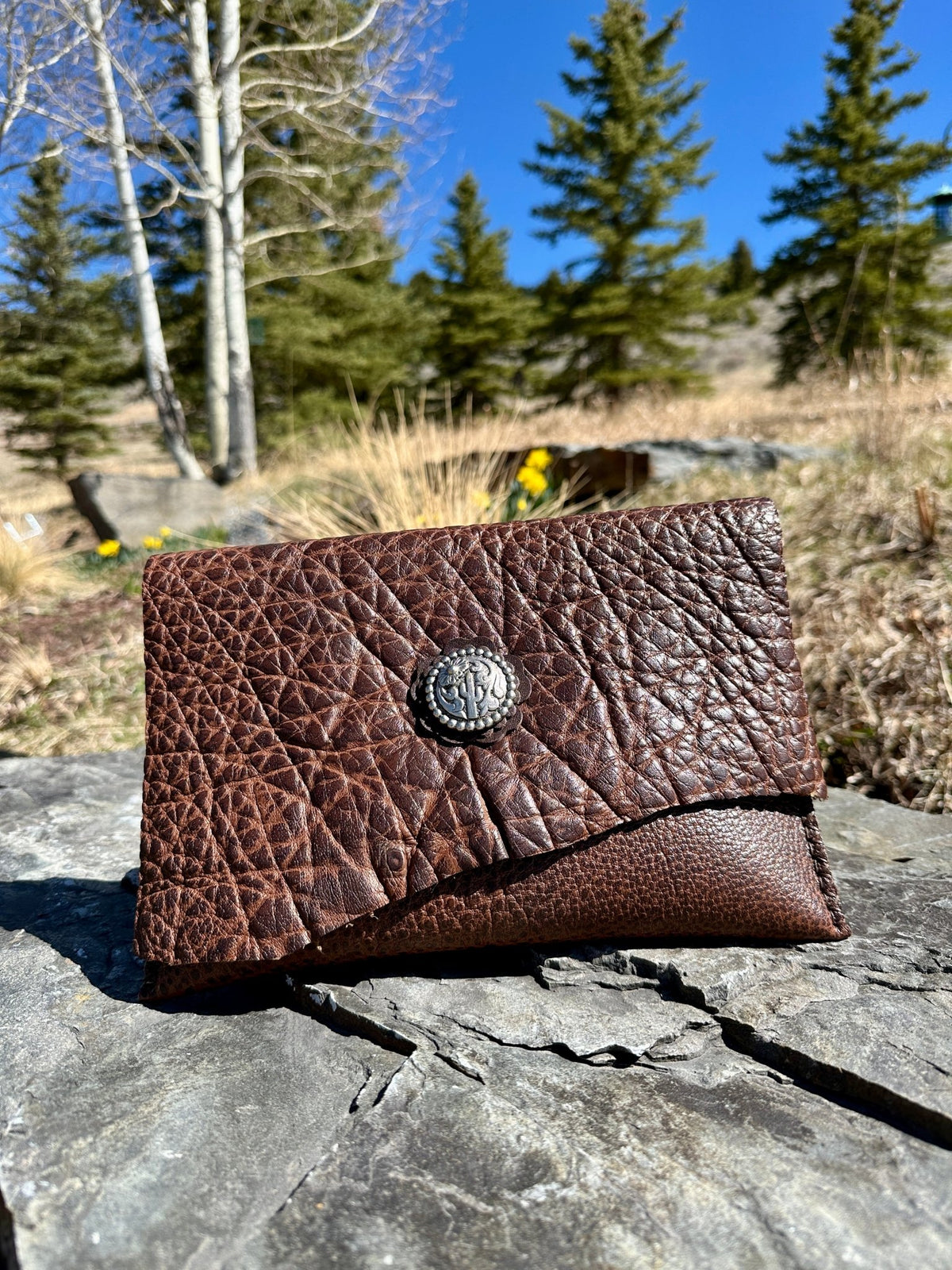 Water Buffalo Clutch - Clutch - Bridger Leather