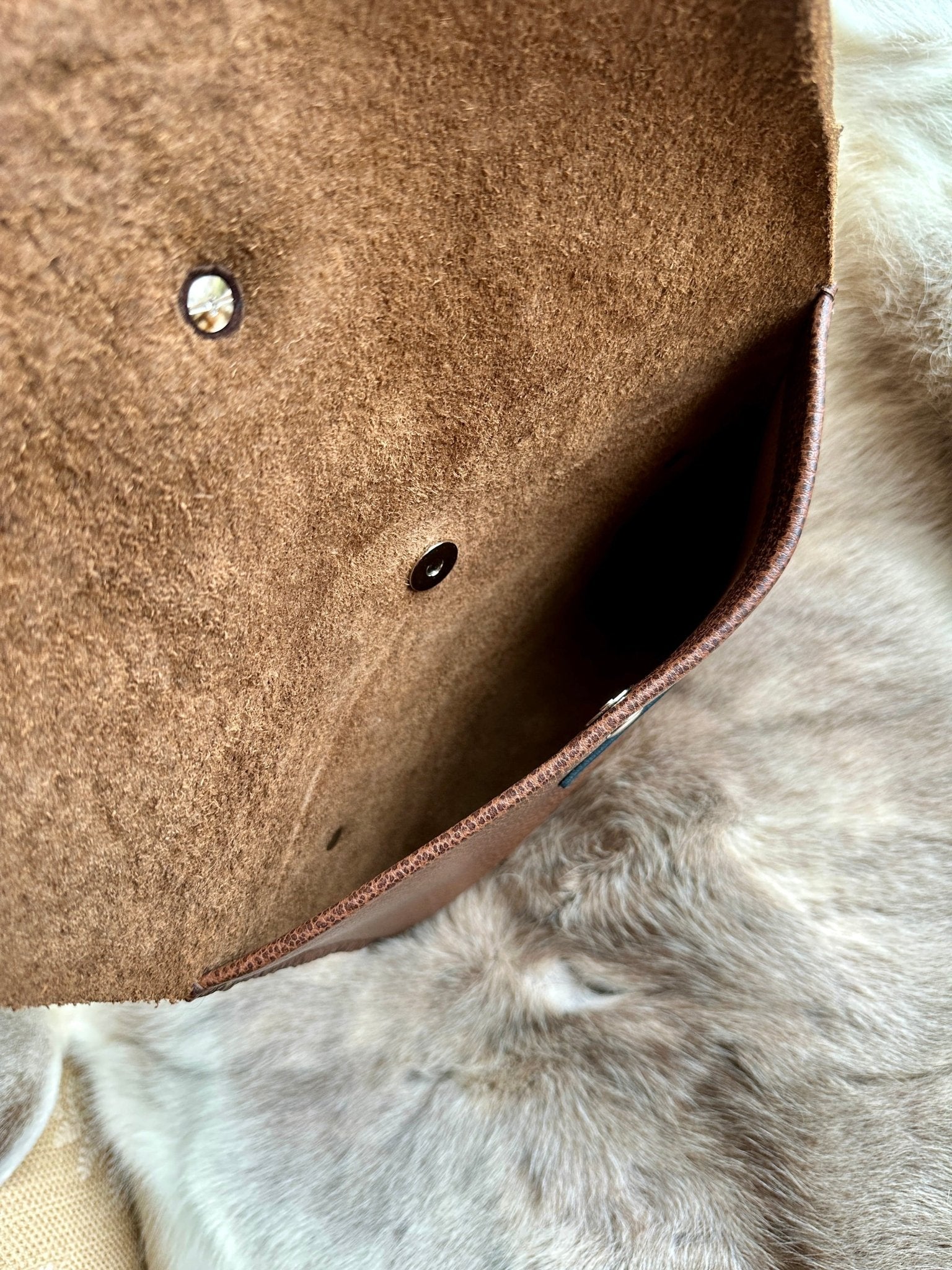 Water Buffalo Clutch - Clutch - Bridger Leather