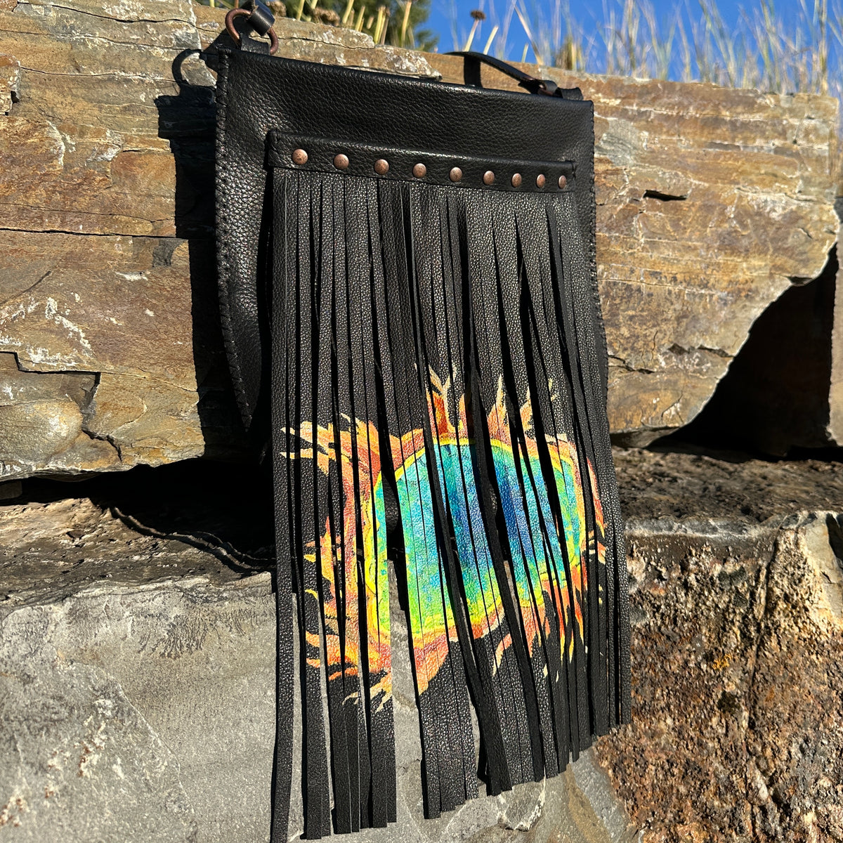 Grand Prismatic Crossbody Bag