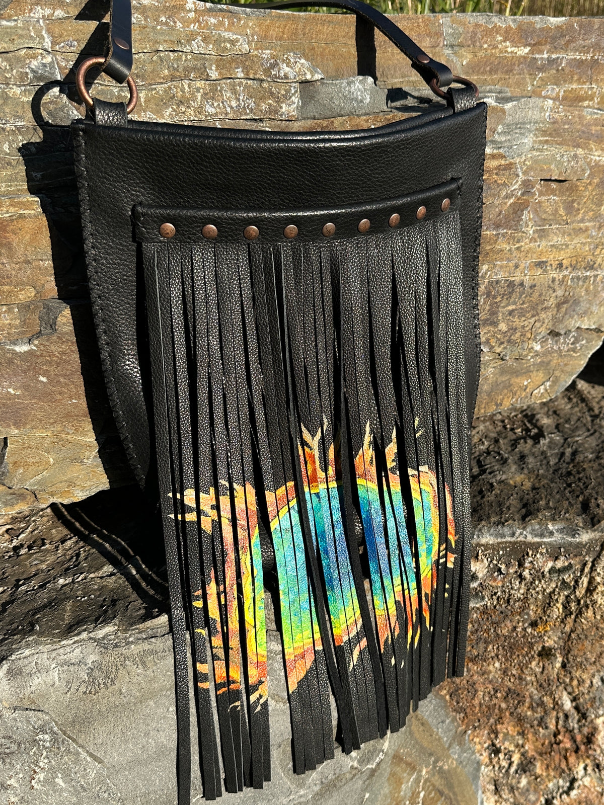 Grand Prismatic Crossbody Bag
