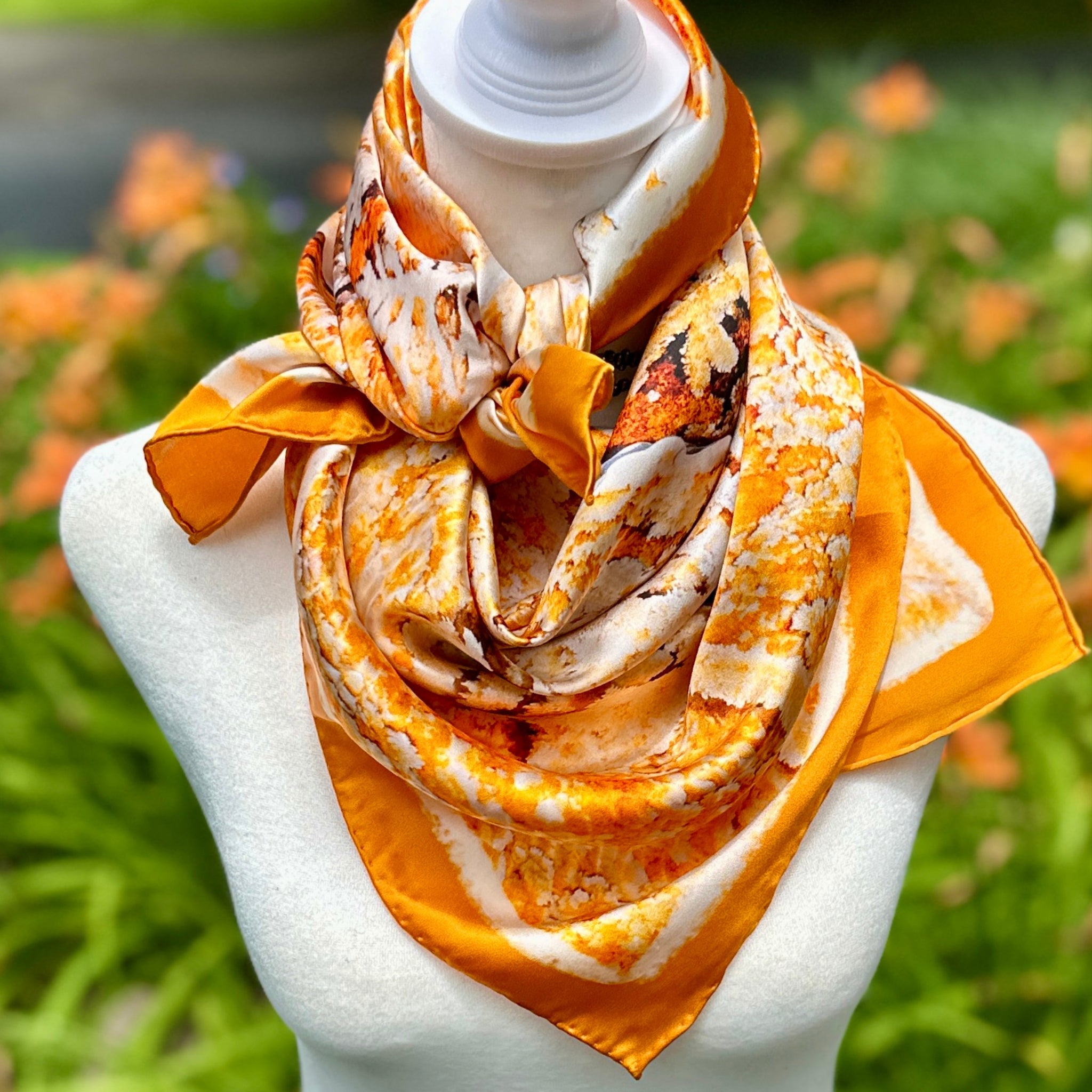 Mammoth Hot Springs — Geothermal Silk Scarf