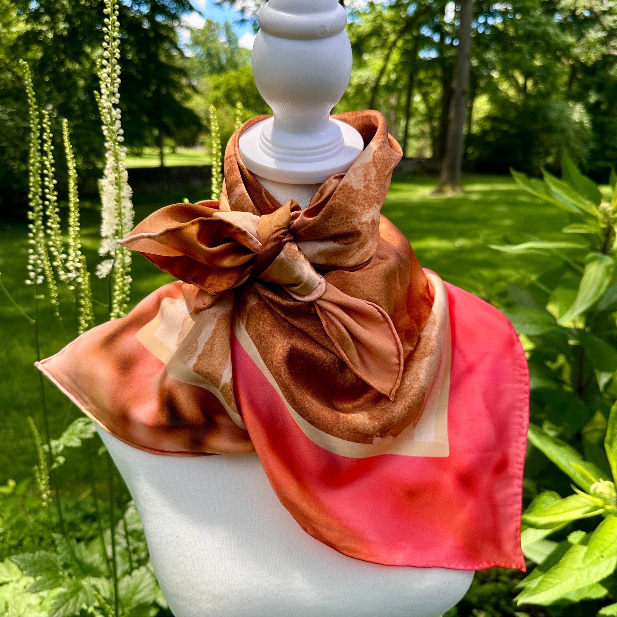 Absaroka — A View from Above Silk Scarf - Bridger Leather