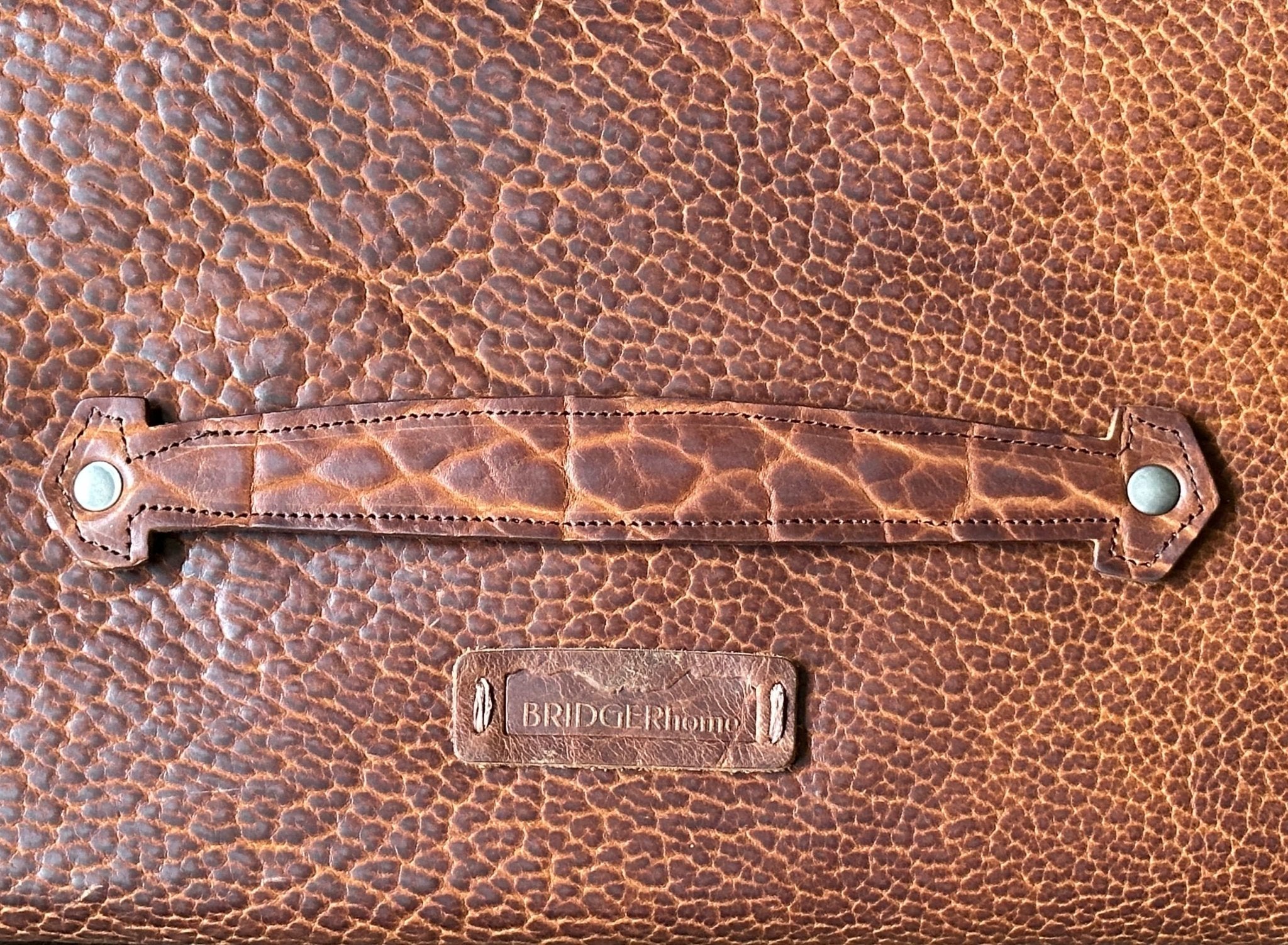 Bangtail Bison Leather Clutch - Clutch - Bridger Leather