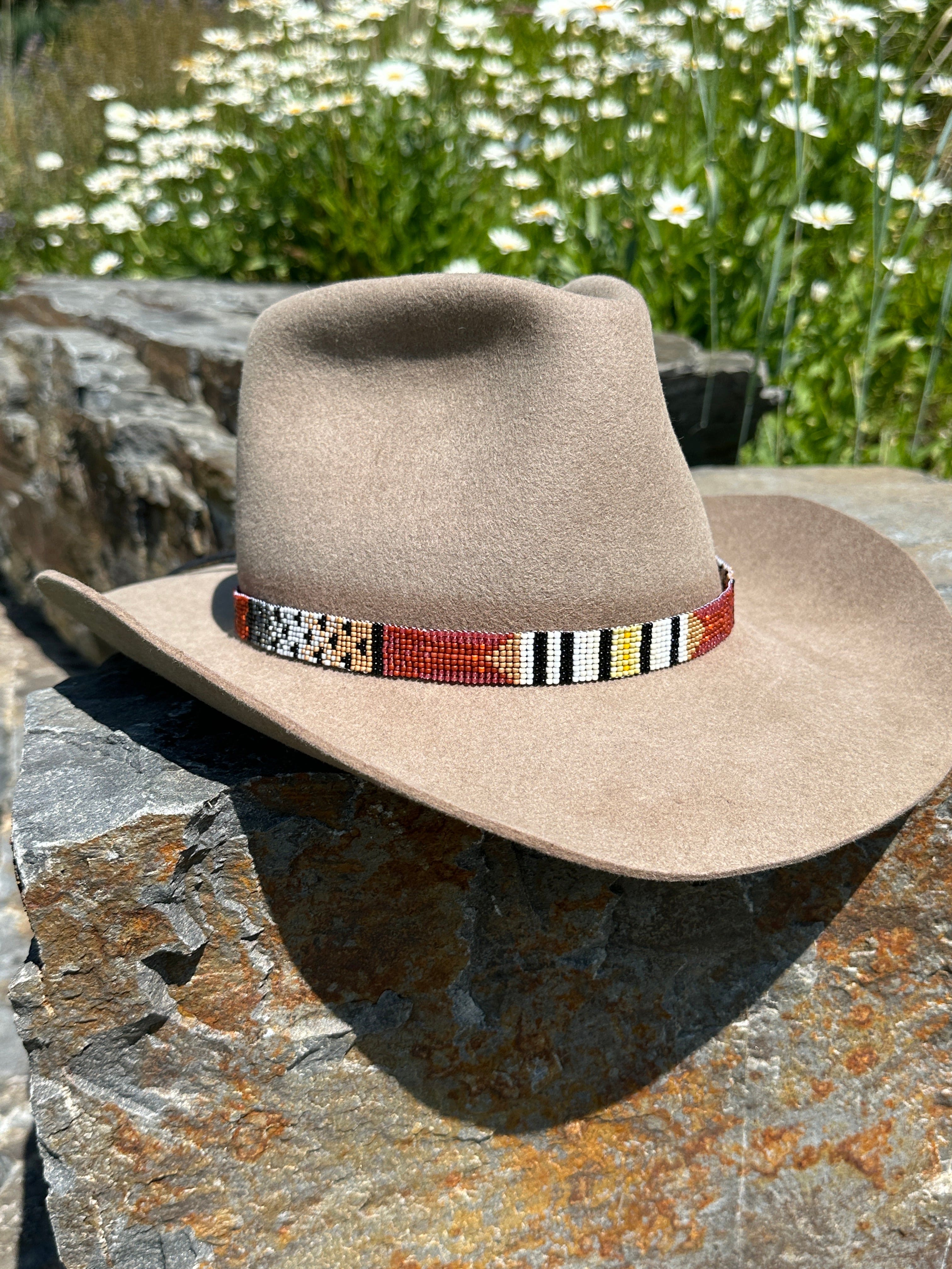 Bridger Leather Hatband American Kestrel Hatband