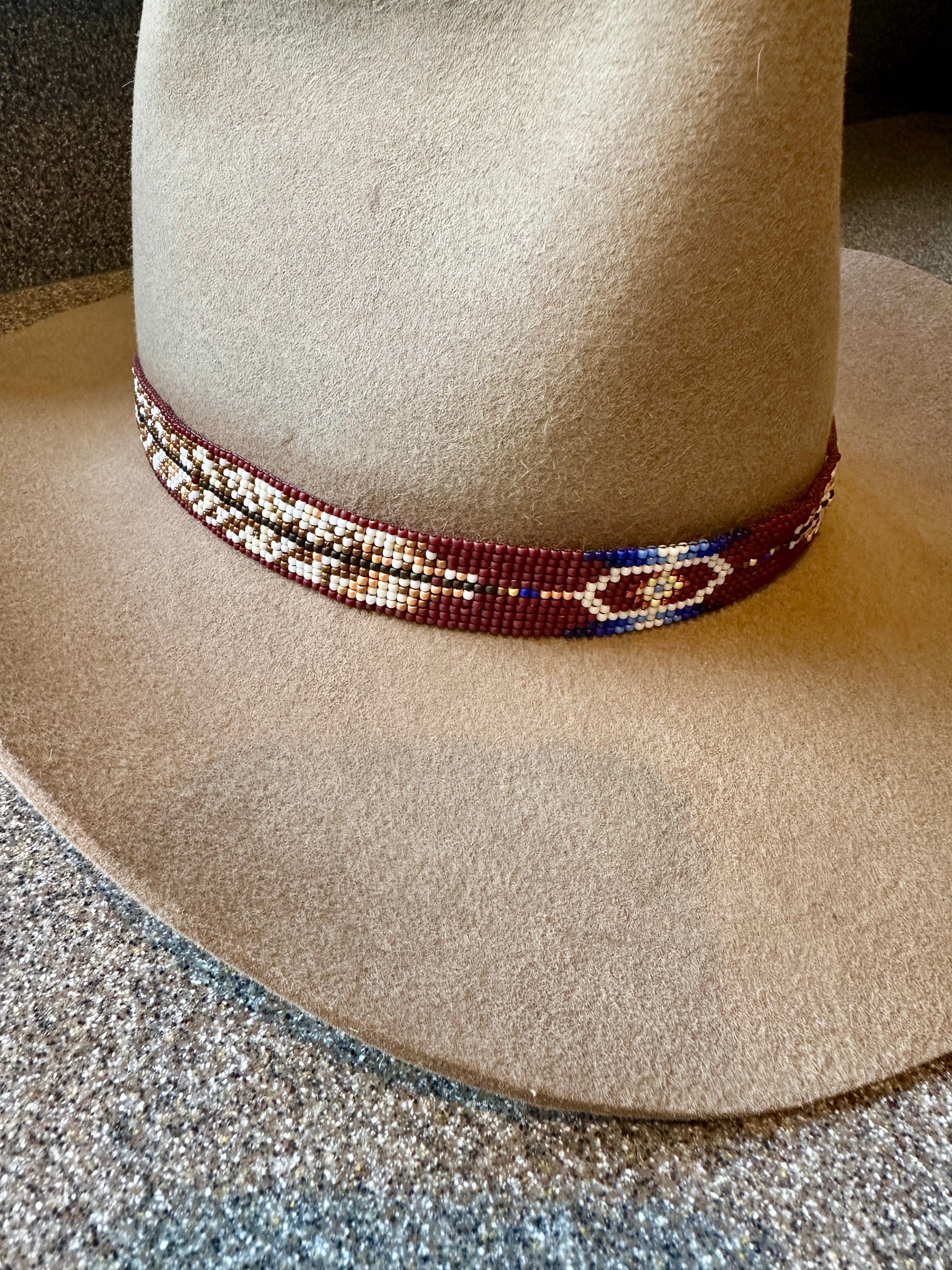 Bridger Leather Feather Hatband