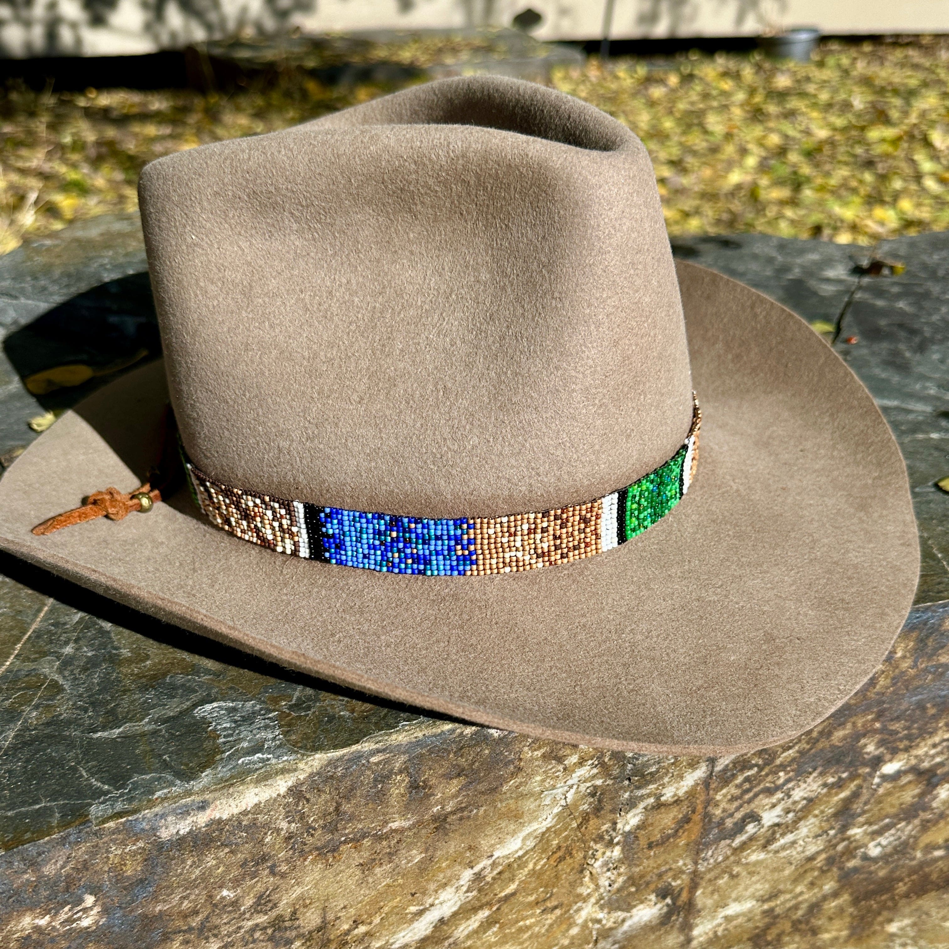 Bridger Leather Mallard Hatband