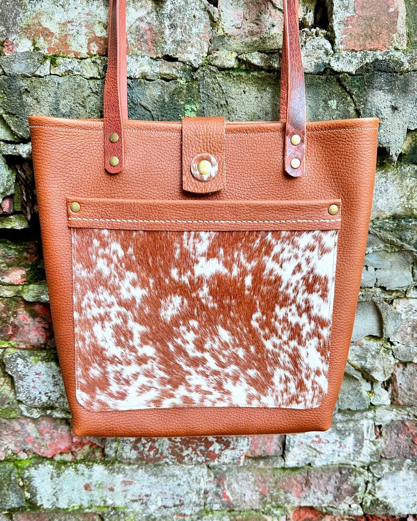Bridger Tote in Bourbon Brown - Tote - Bridger Leather