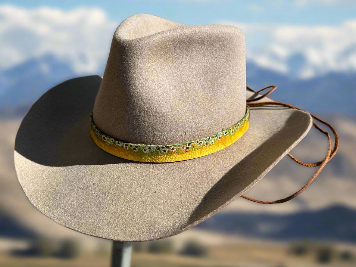 Brown Trout Hatband - Bridger Leather