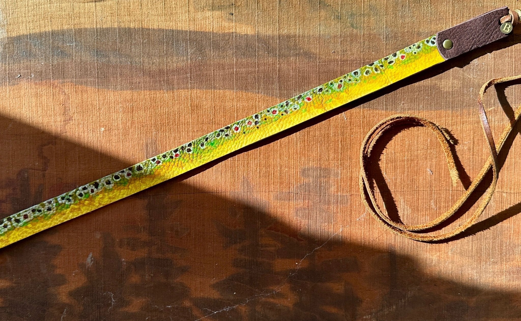 Brown Trout Hatband - Bridger Leather