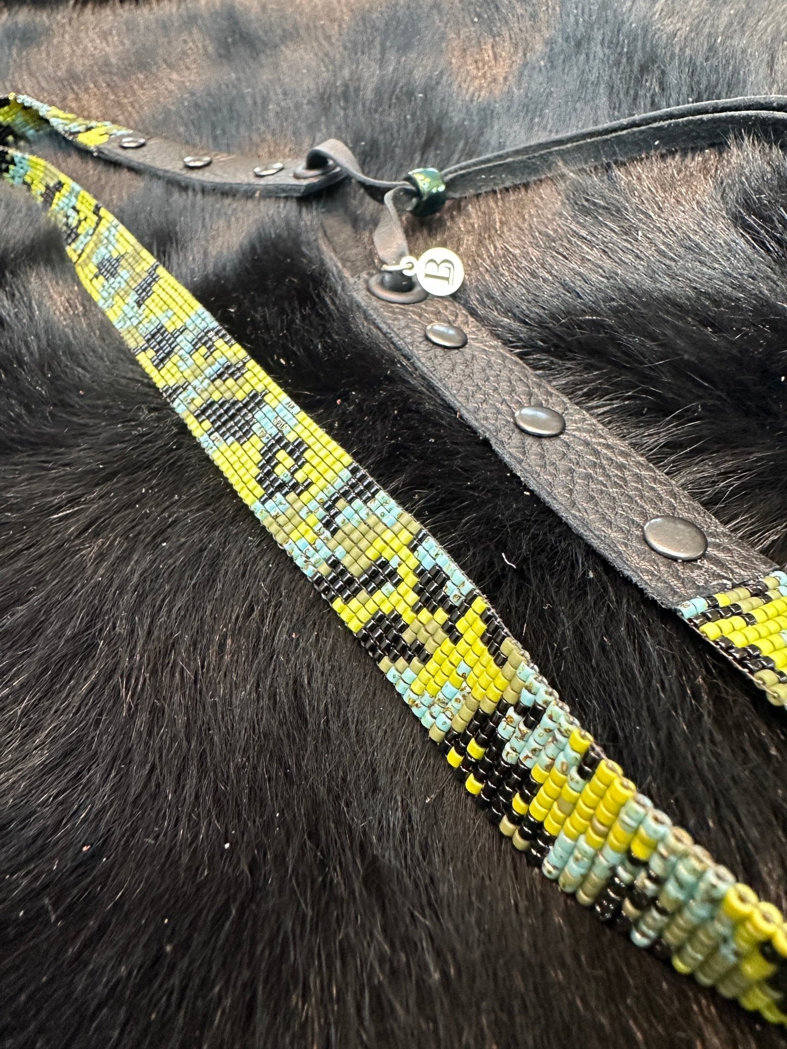 Camo Beaded Hatband - Hatband - Bridger Leather