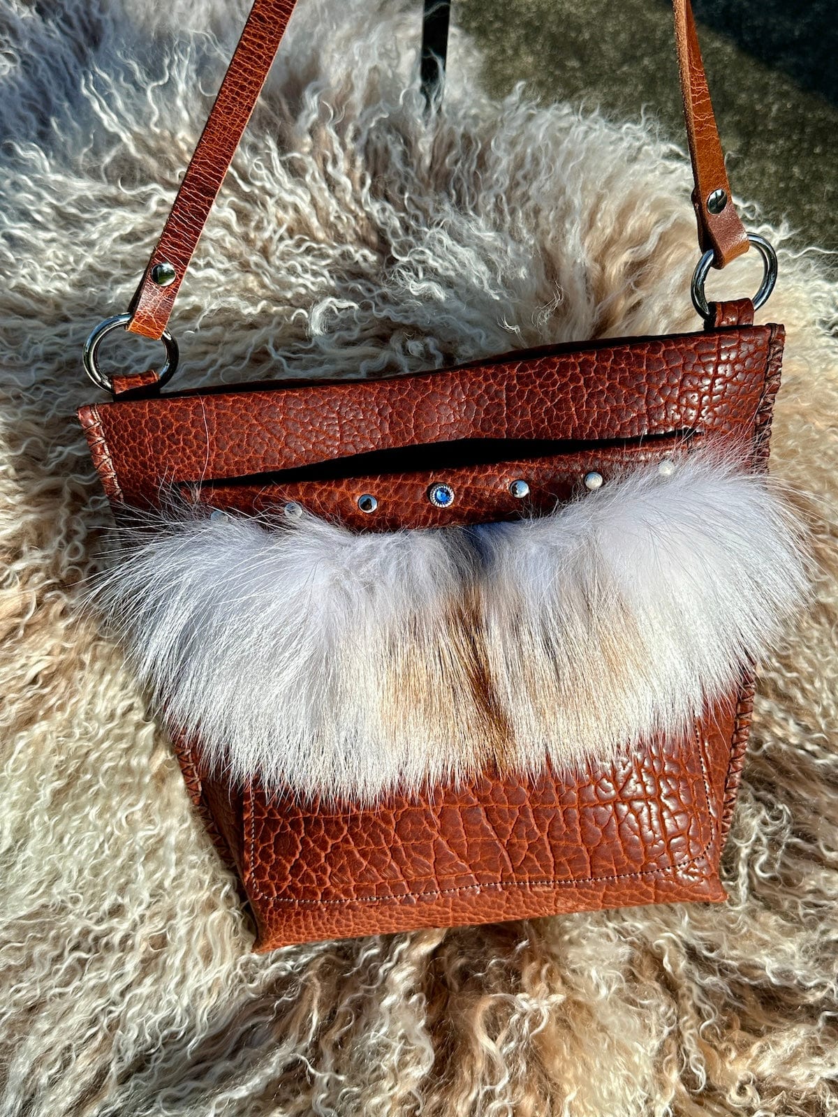 Foxy Little Fawn Crossbody Bag - Shoulder Bag - Bridger Leather