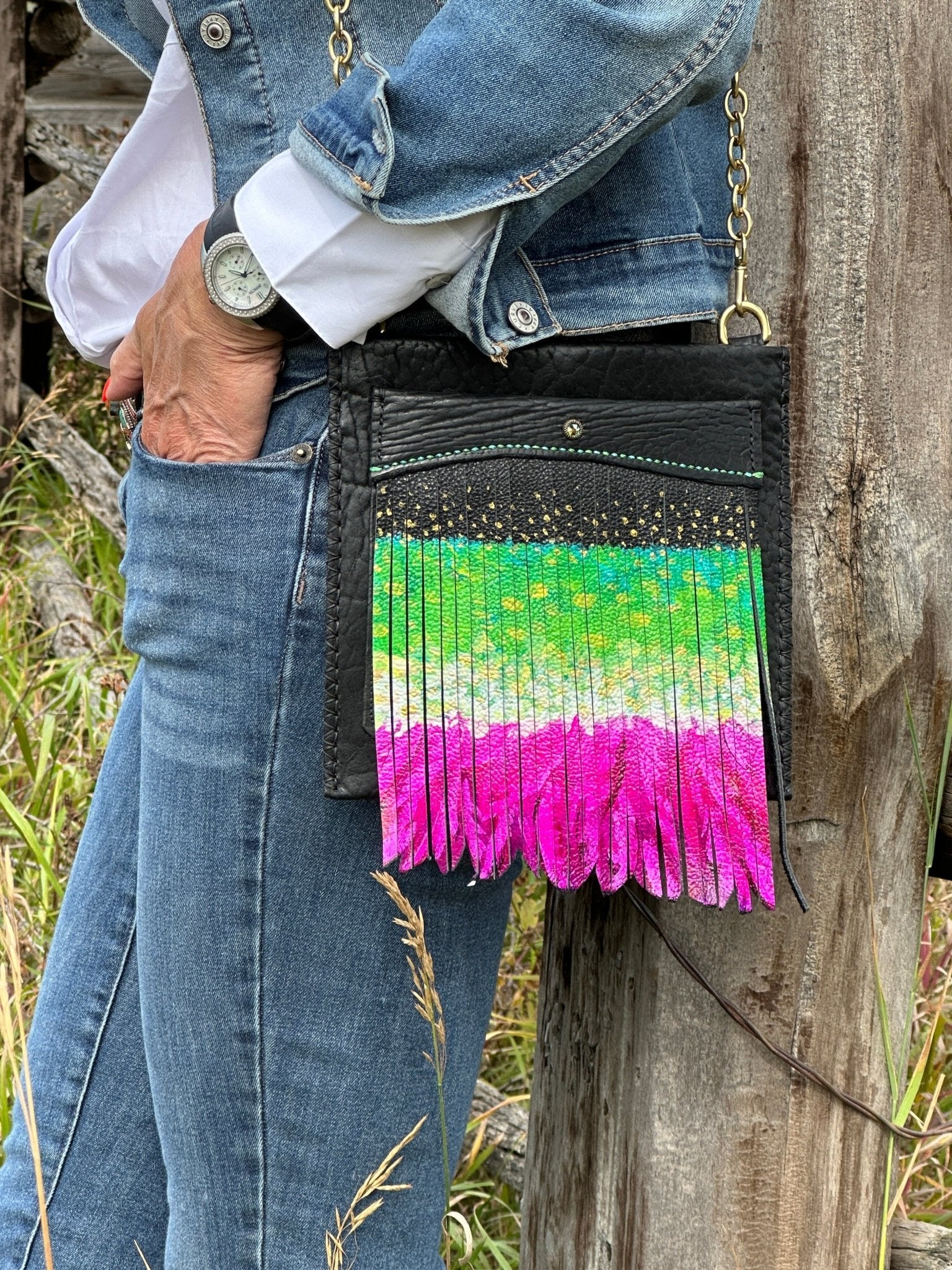 Hummingbird - Made to Order - Please Send Inquiry - Crossbody Bag - Bridger Leather