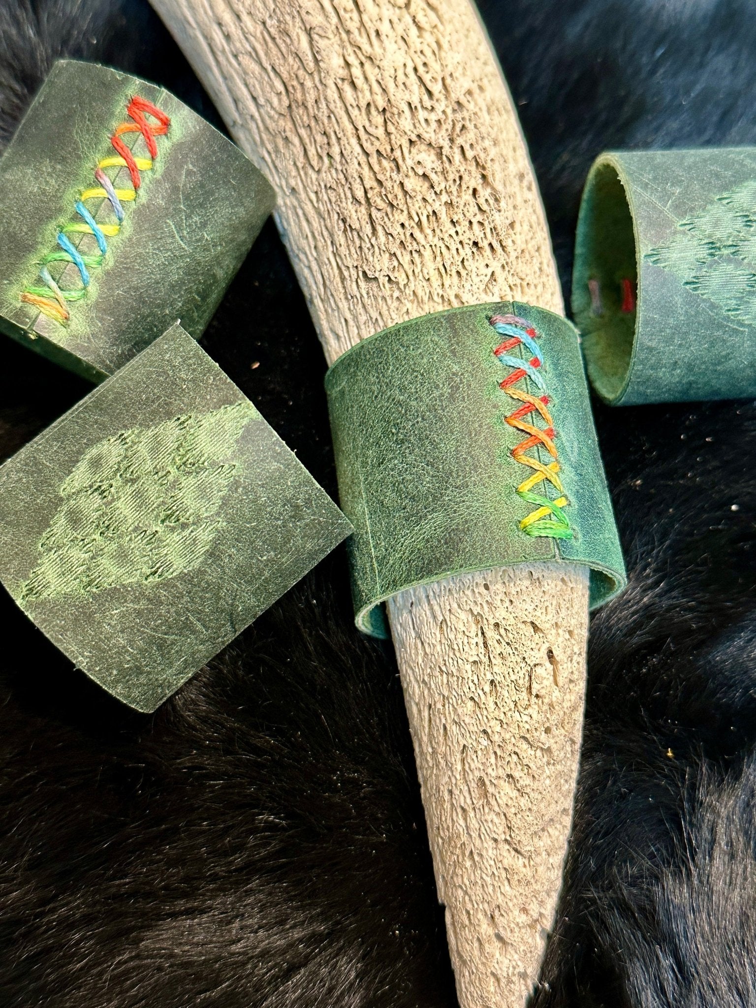 Leather Napkin Rings - Sets of 4 - Home Goods - Bridger Leather