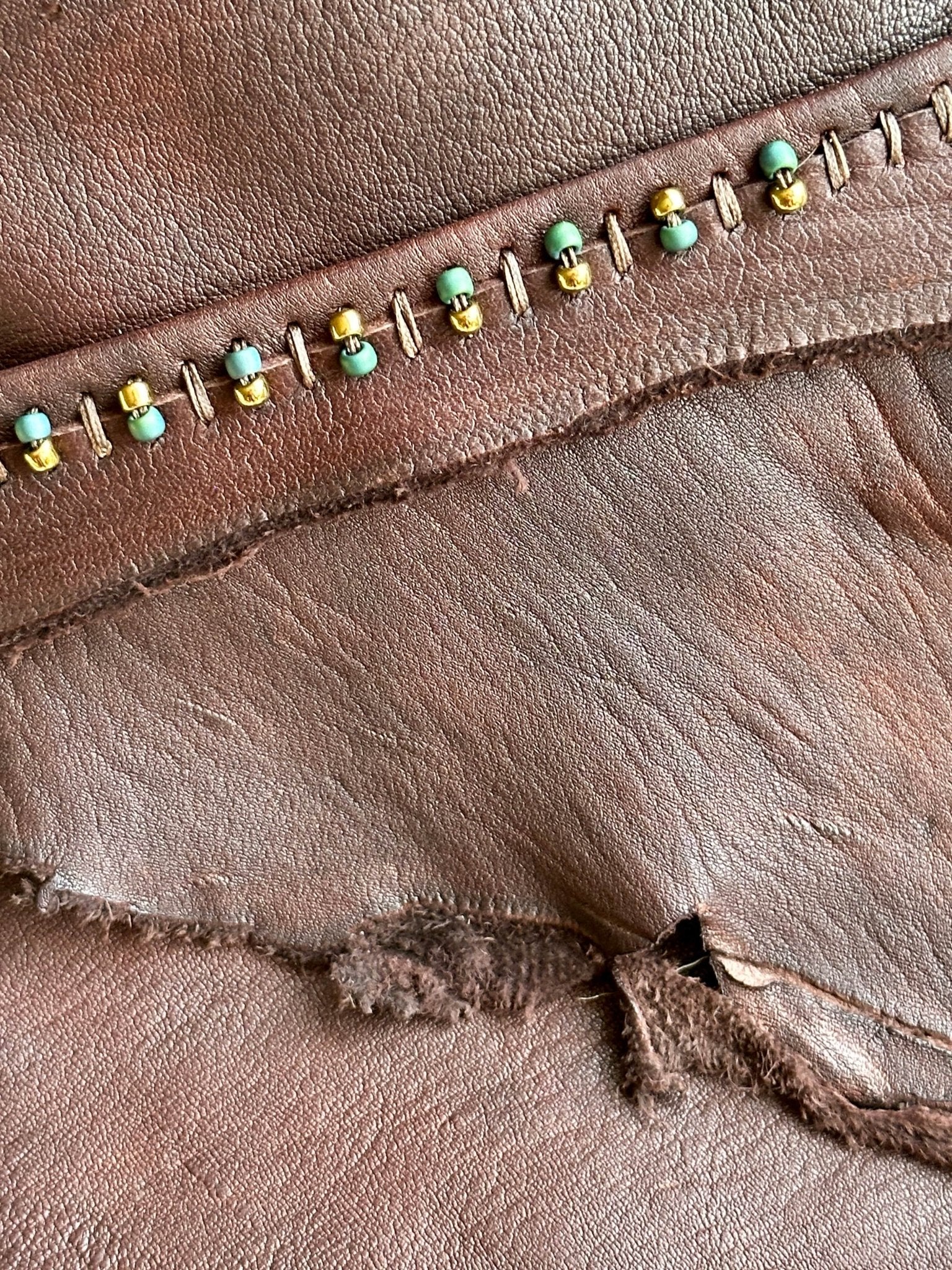 Sacajawea Beaded Crossbody- Made to Order - Crossbody Bag - Bridger Leather