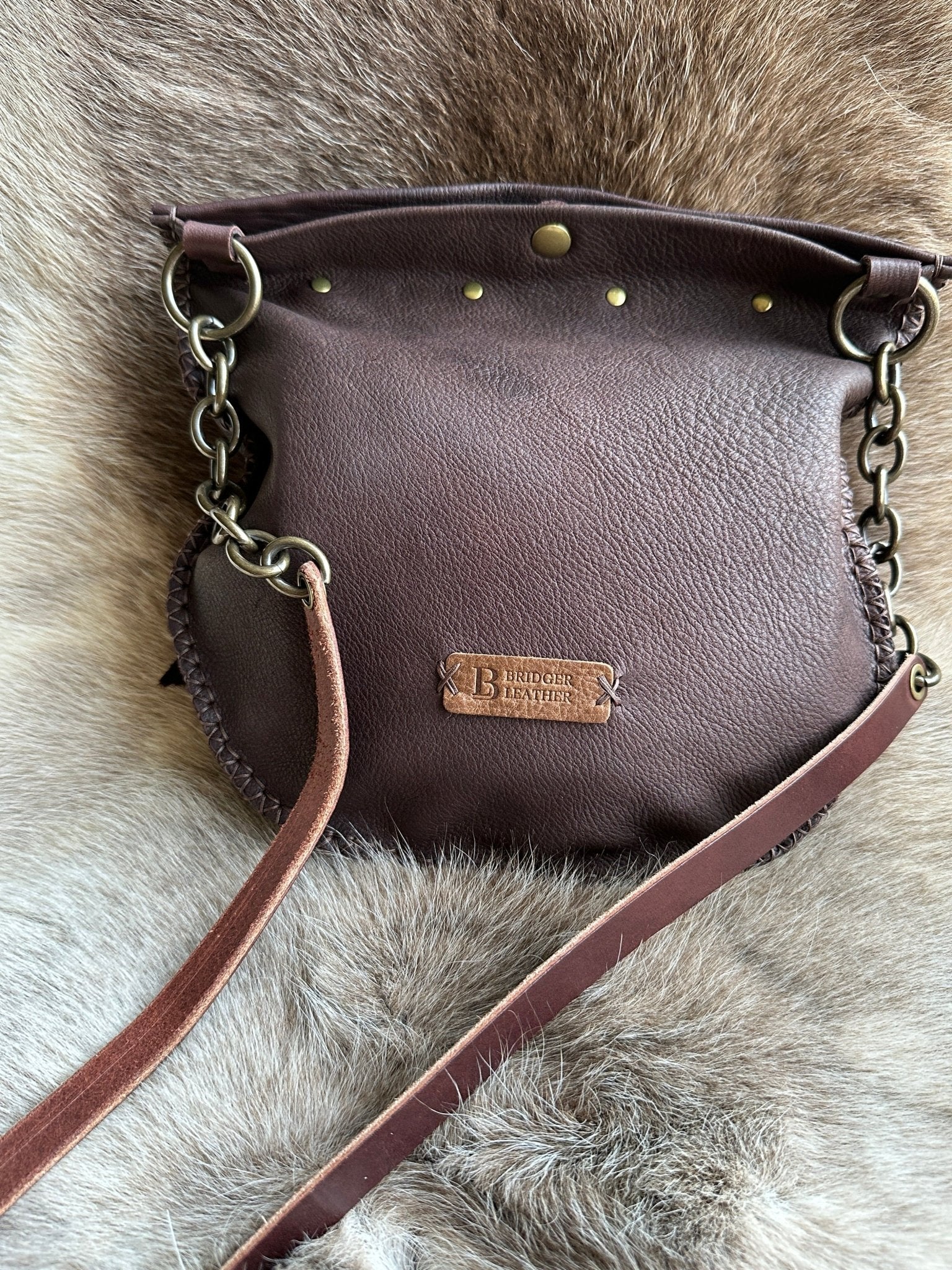 Sacajawea Beaded Crossbody- Made to Order - Crossbody Bag - Bridger Leather
