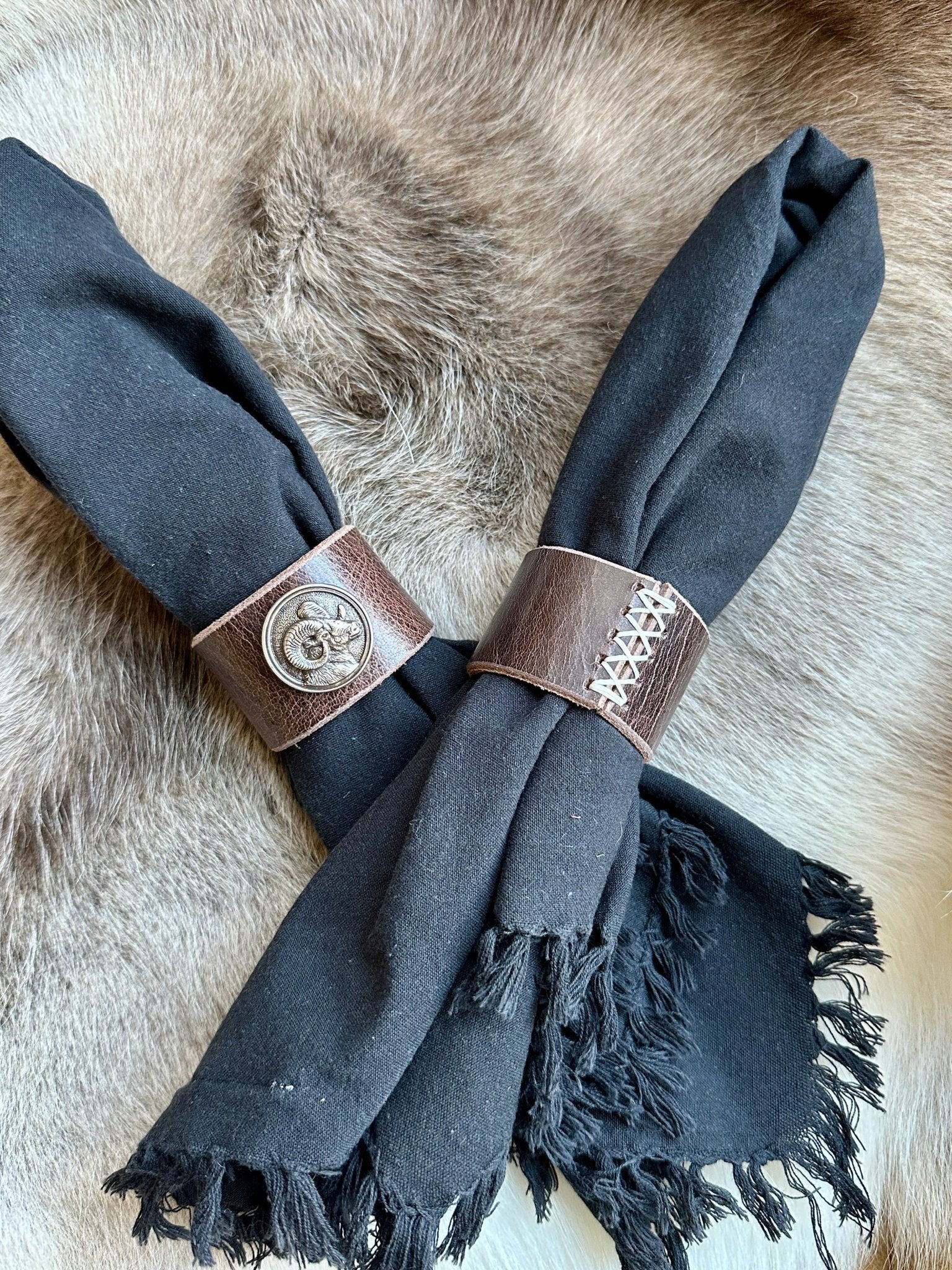 Trout Napkin Rings — Set of 8 - Home Goods - Bridger Leather