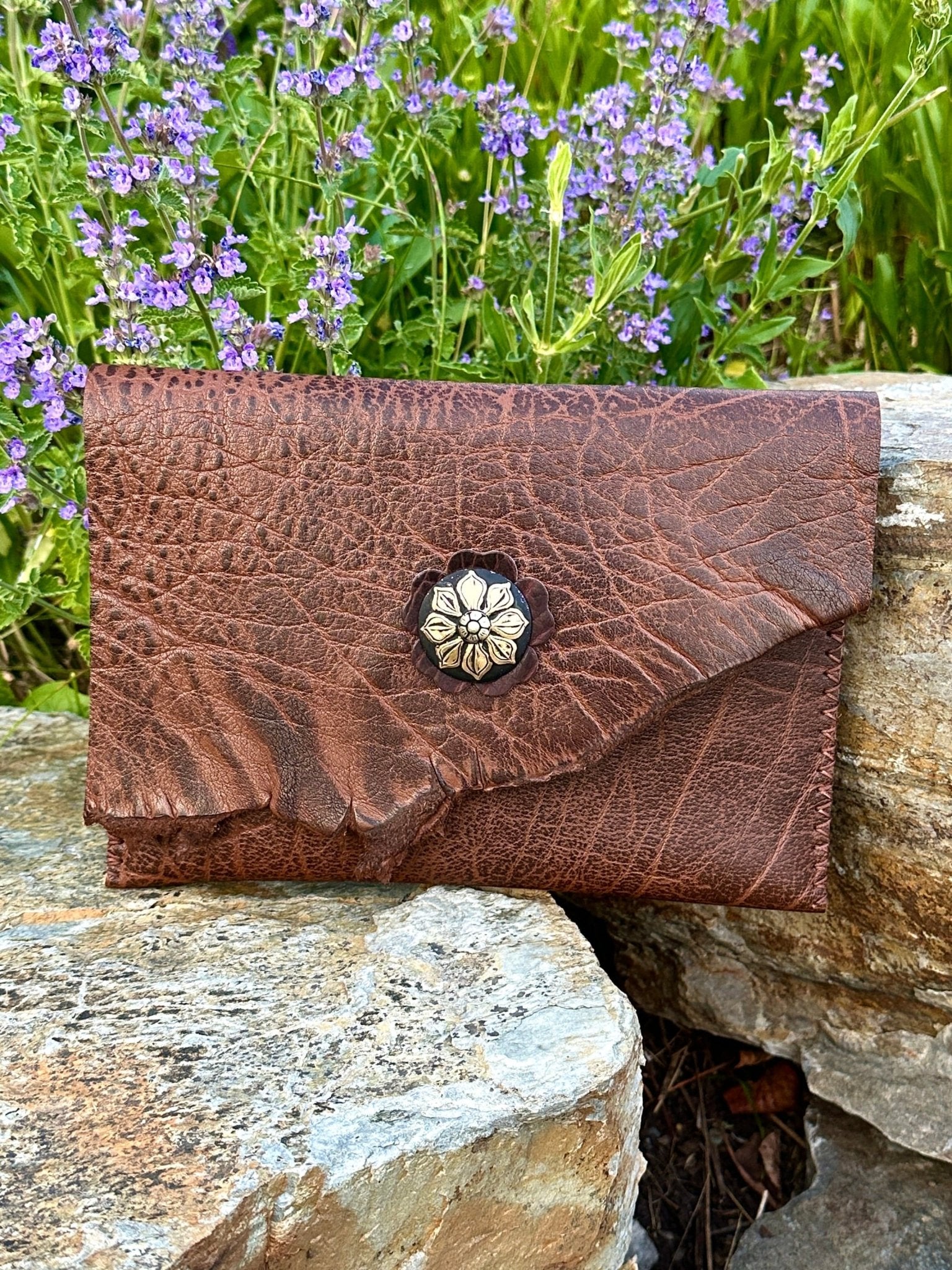 Water Buffalo Clutch - Clutch - Bridger Leather