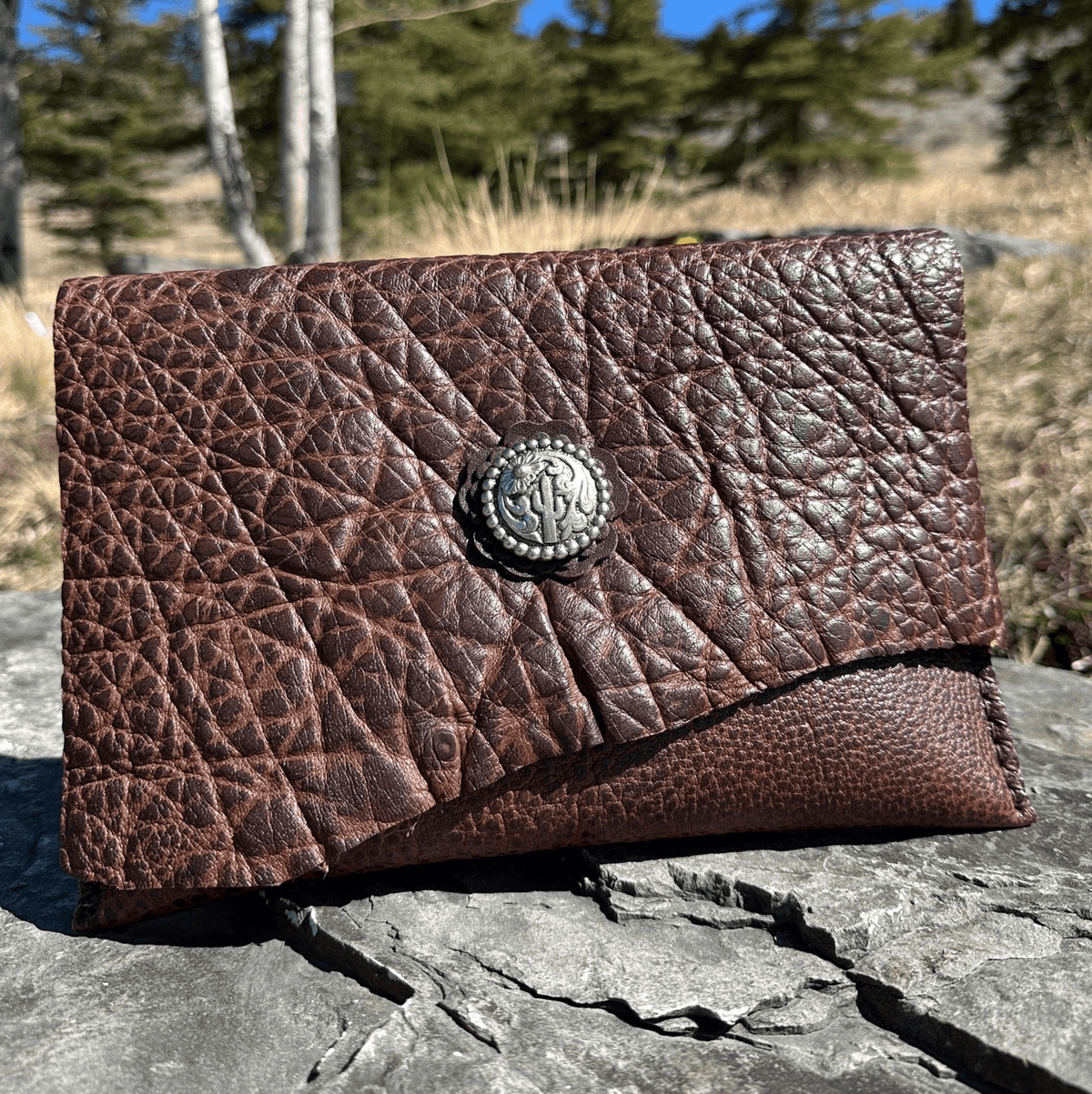 Water Buffalo Clutch - Clutch - Bridger Leather