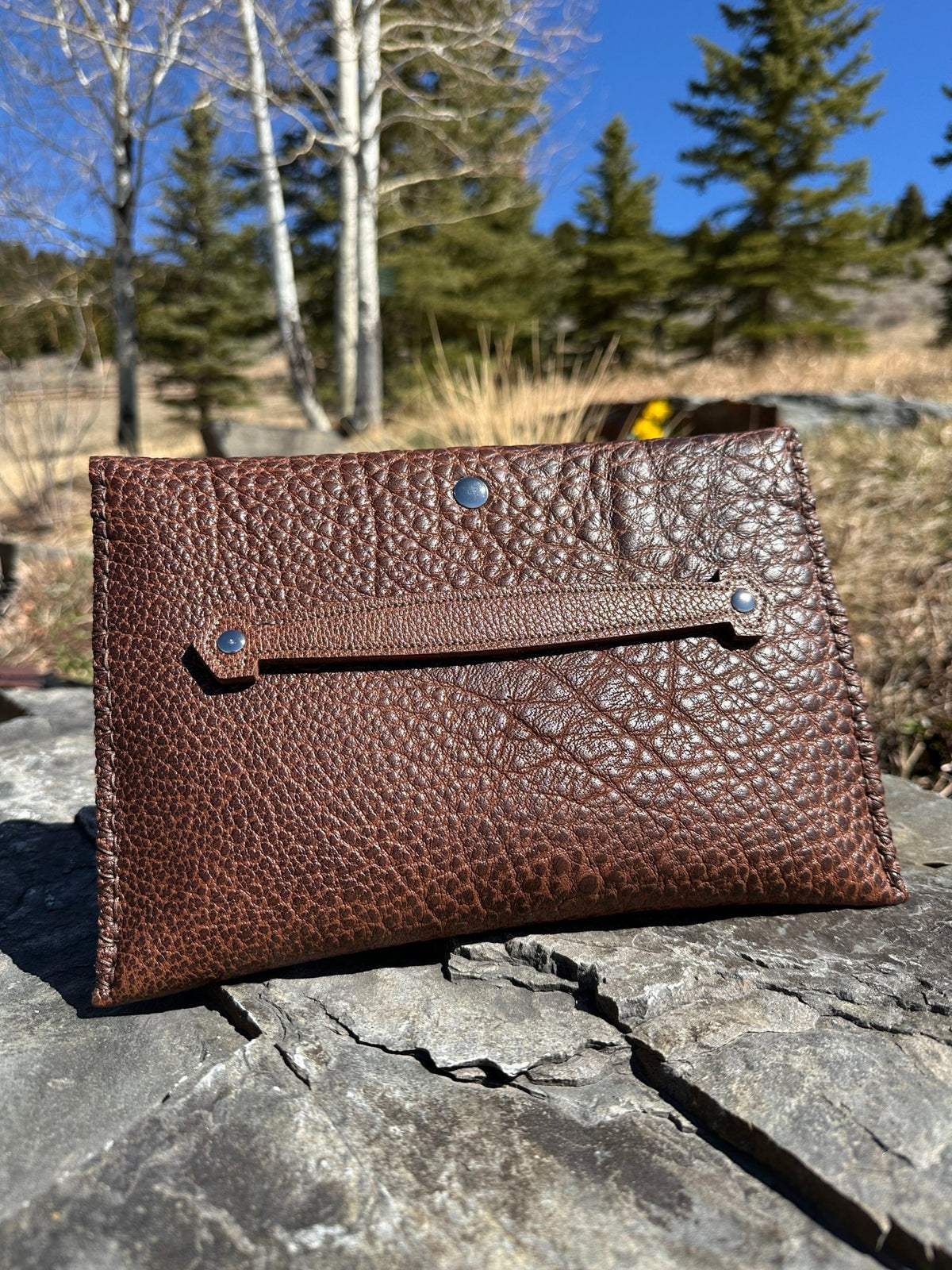 Water Buffalo Clutch - Clutch - Bridger Leather