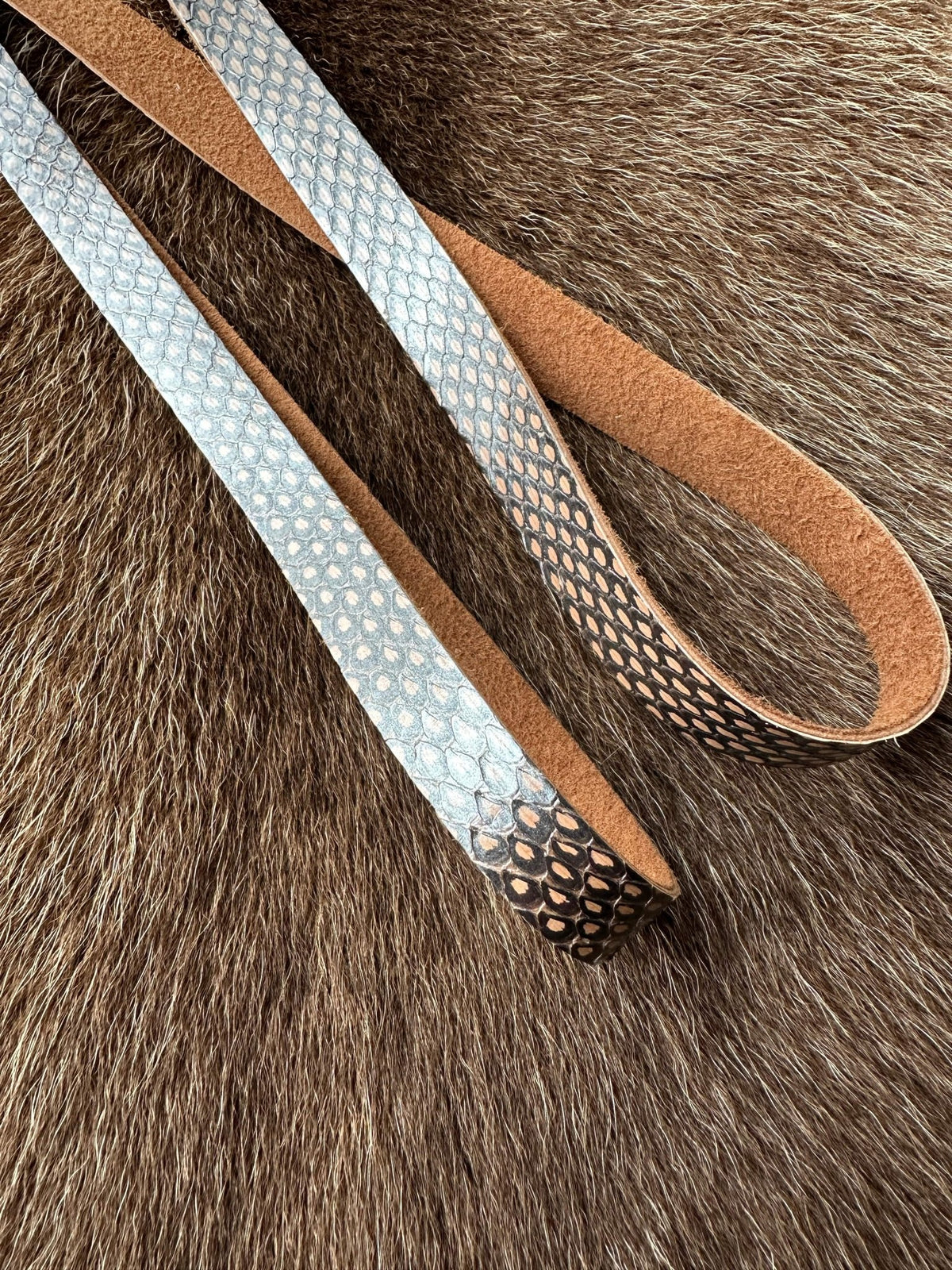 Water Snake Hat Band - Hatband - Bridger Leather