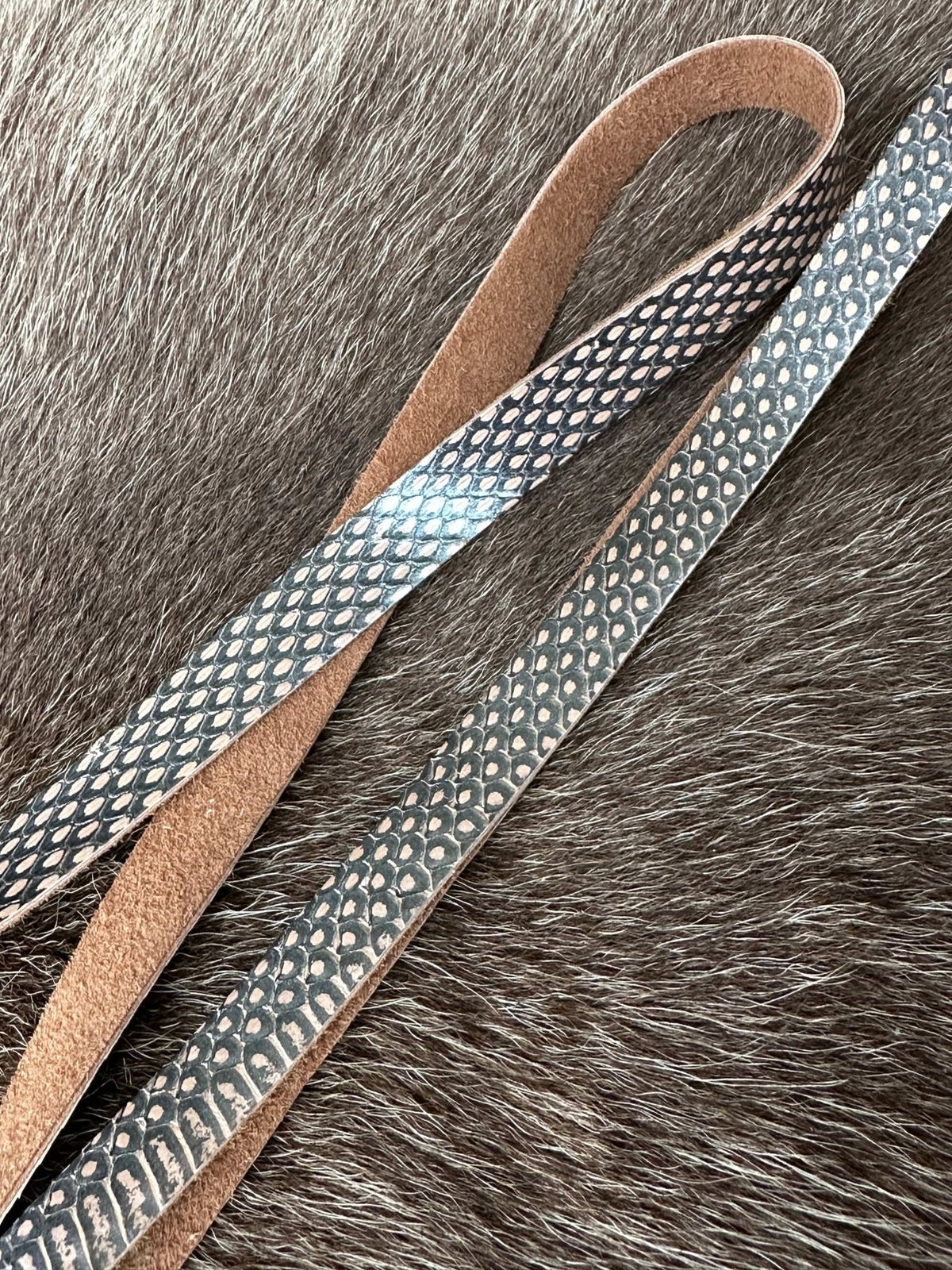 Water Snake Hat Band - Hatband - Bridger Leather